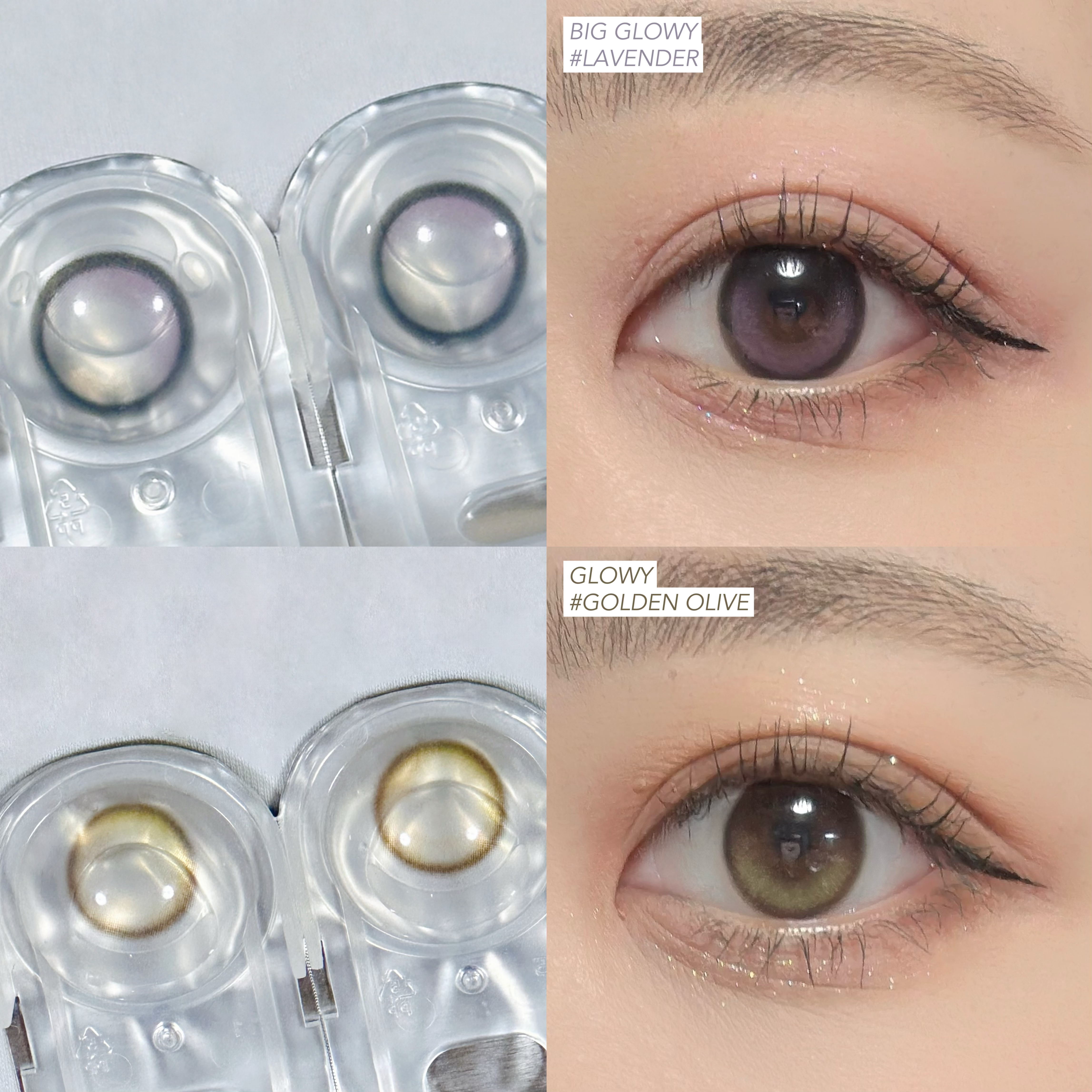 Glowy 1day/OLENS/ワンデー（１DAY）カラコンを使ったクチコミ（2枚目）