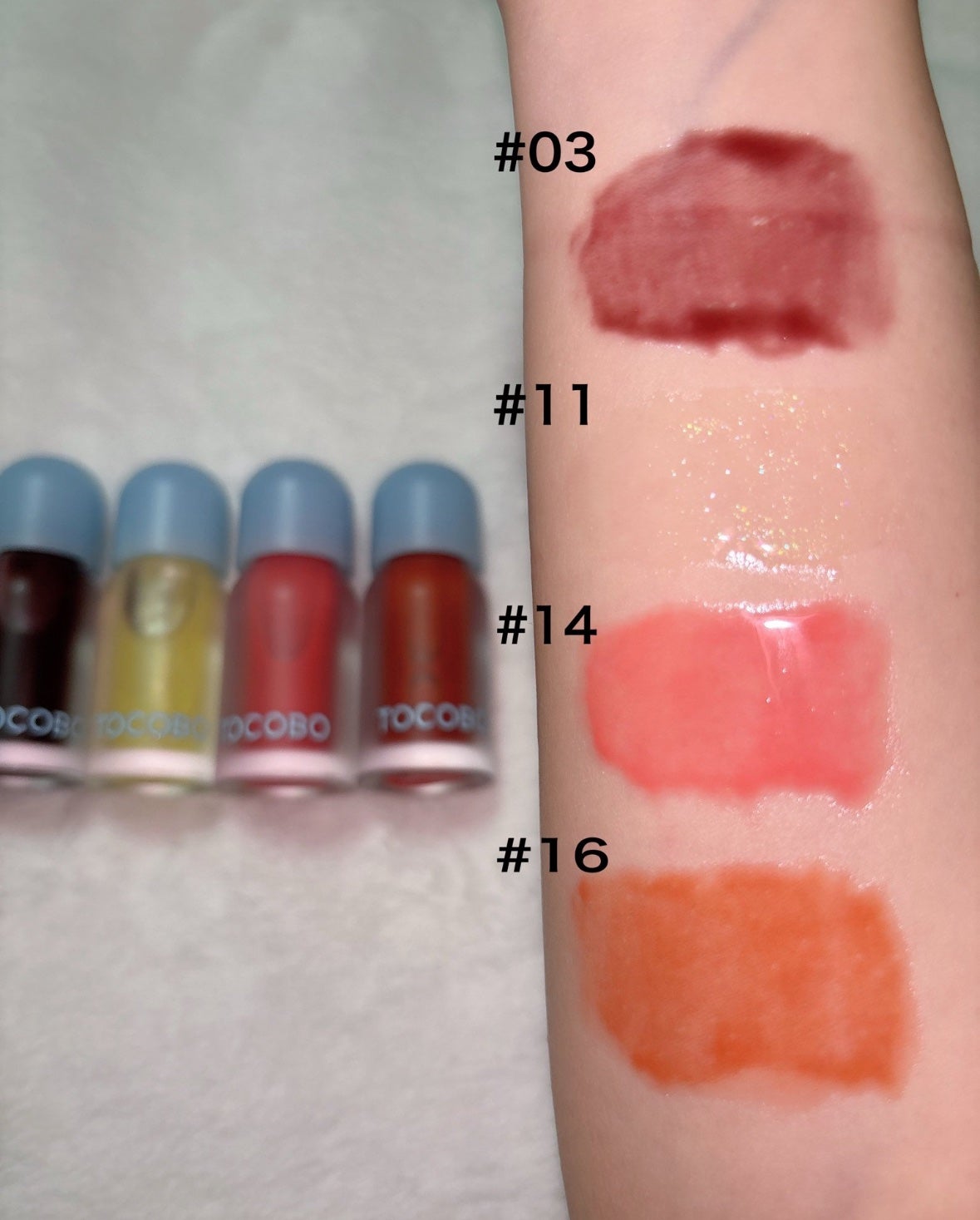 ジューシーベリープランピングリップオイル/TOCOBO/リップグロスを使ったクチコミ(3枚目)