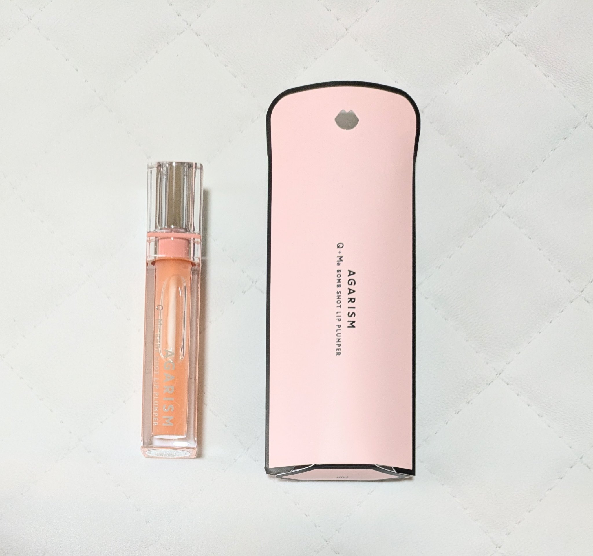 キューミ―ボムショットリッププランパー/AGARISM/リッププランパーを使ったクチコミ（2枚目）