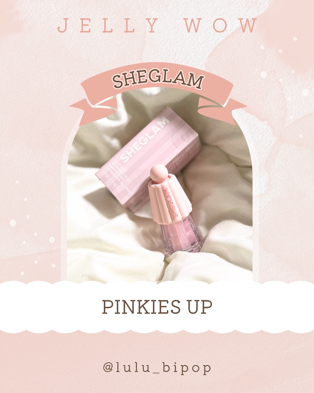 Jelly Wow Hydrating Lip Oil/SHEGLAM/リップグロスを使ったクチコミ（1枚目）