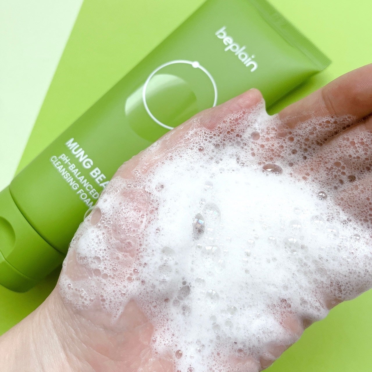 緑豆弱酸性洗顔フォーム/beplain/洗顔フォームを使ったクチコミ(3枚目)