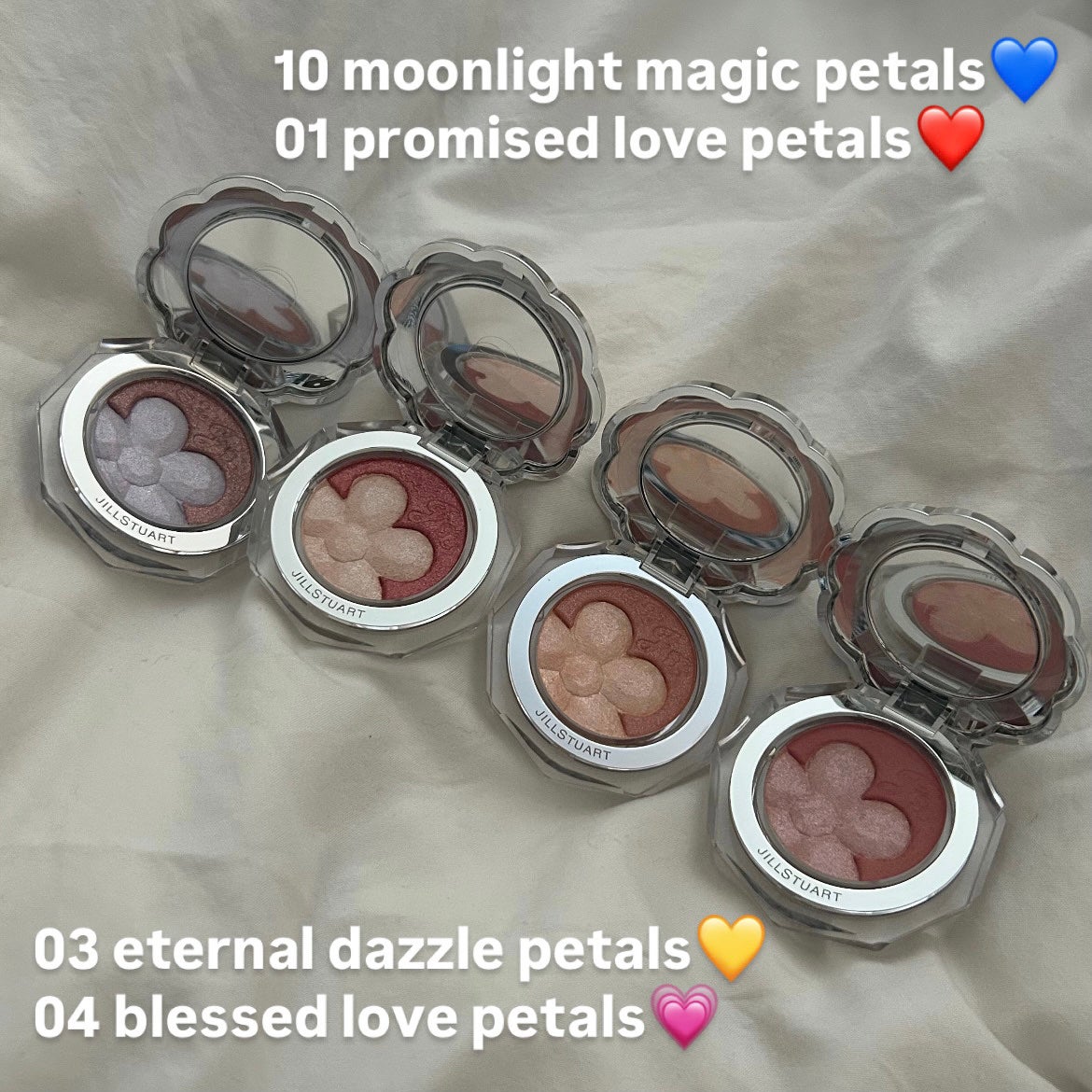 ジルスチュアート クリスタルブルーム ペタルクチュールアイズ デュオ/JILL STUART/アイシャドウパレットを使ったクチコミ(4枚目)