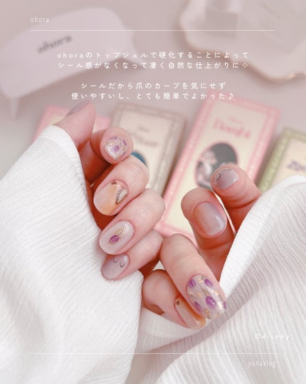 Disney collection - One Day of Spring - /ohora/ジェルネイルを使ったクチコミ(5枚目)