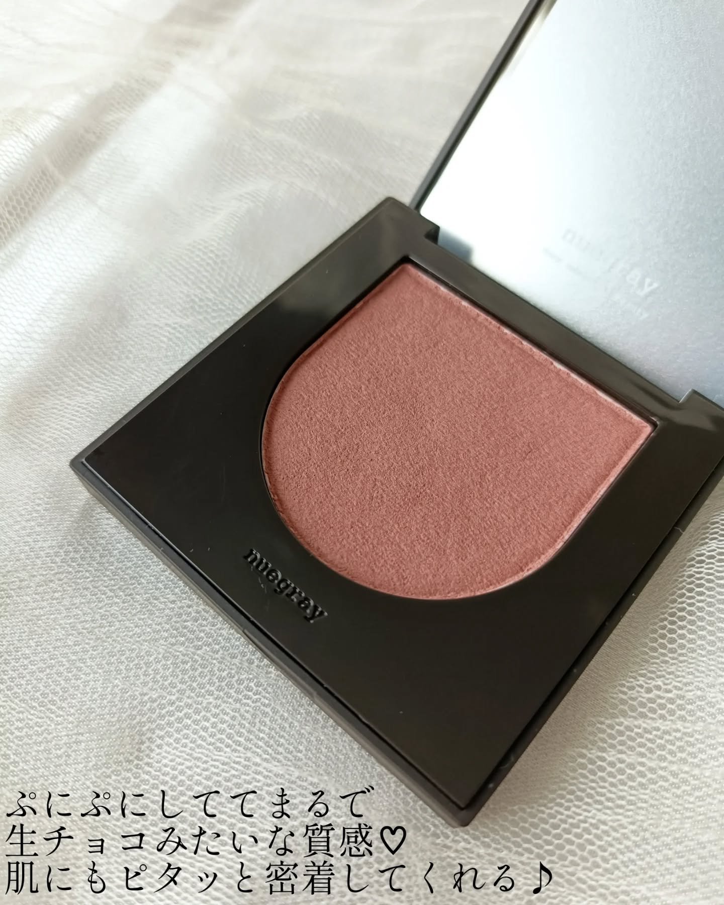 スウェイチークブラッシャー/nuegray/ジェル・クリームチークを使ったクチコミ（3枚目）