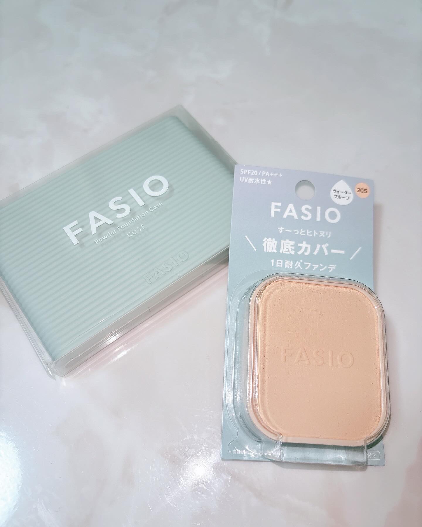 ヒトヌリカバー 耐久ファンデーション/FASIO/パウダーファンデーションを使ったクチコミ（1枚目）