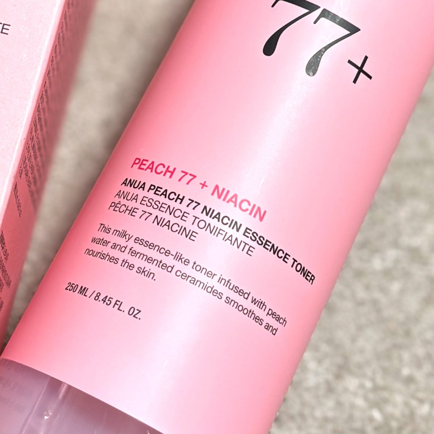 桃77%ナイアシンエッセンストナー 250ml/Anua/化粧水を使ったクチコミ(2枚目)