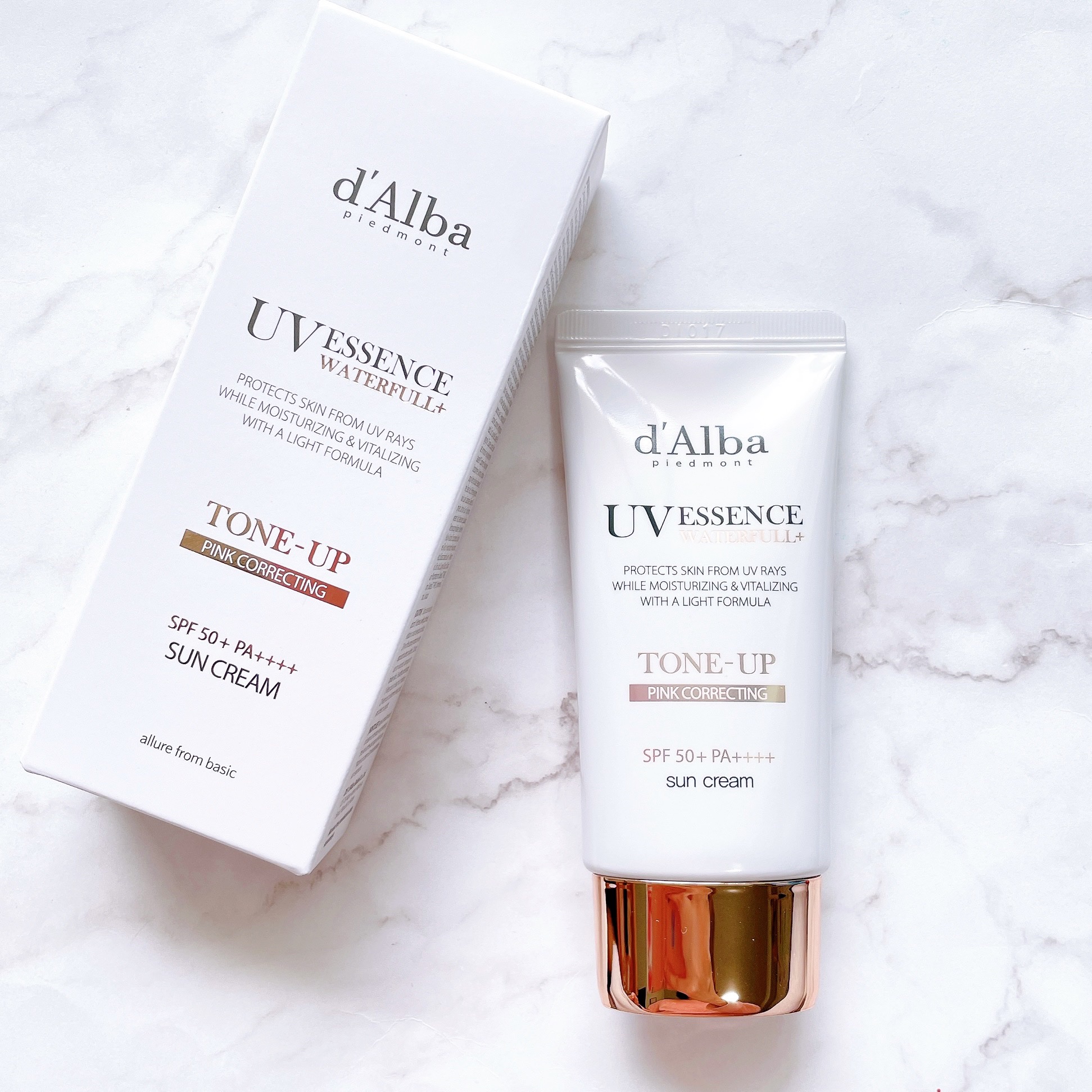 ウォータフルトーンアップサンクリーム/ダルバ/日焼け止めクリームを使ったクチコミ（2枚目）