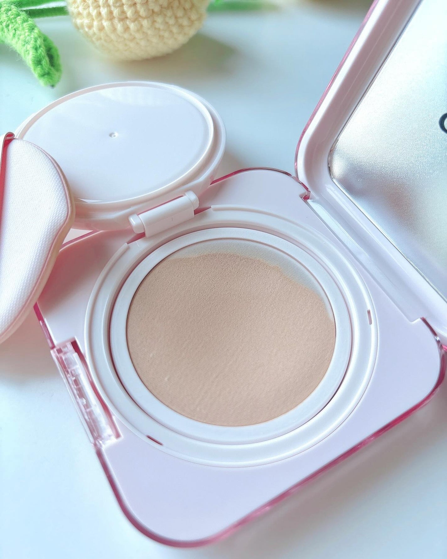 キルカバー メッシュ グロウ エッセンシャル クッション/CLIO/クッションファンデーションを使ったクチコミ(2枚目)