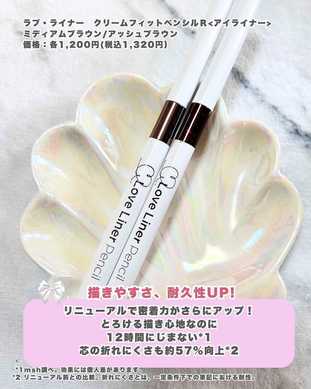 ラブ・ライナー クリームフィットペンシルR 極細楕円芯<アイライナー>/ラブ・ライナー/ペンシルアイライナーを使ったクチコミ(2枚目)