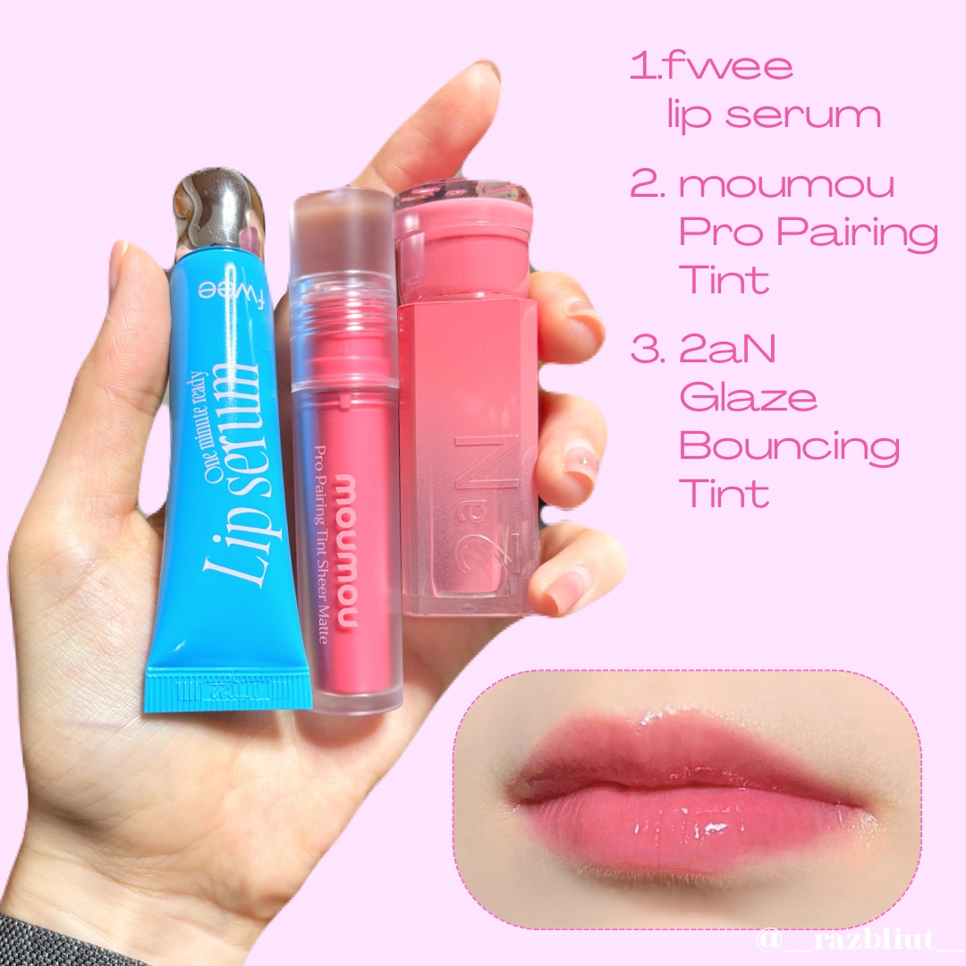 プロペアリングティント 03 Wannabe PinkPick/moumou/リップティントを使ったクチコミ（1枚目）