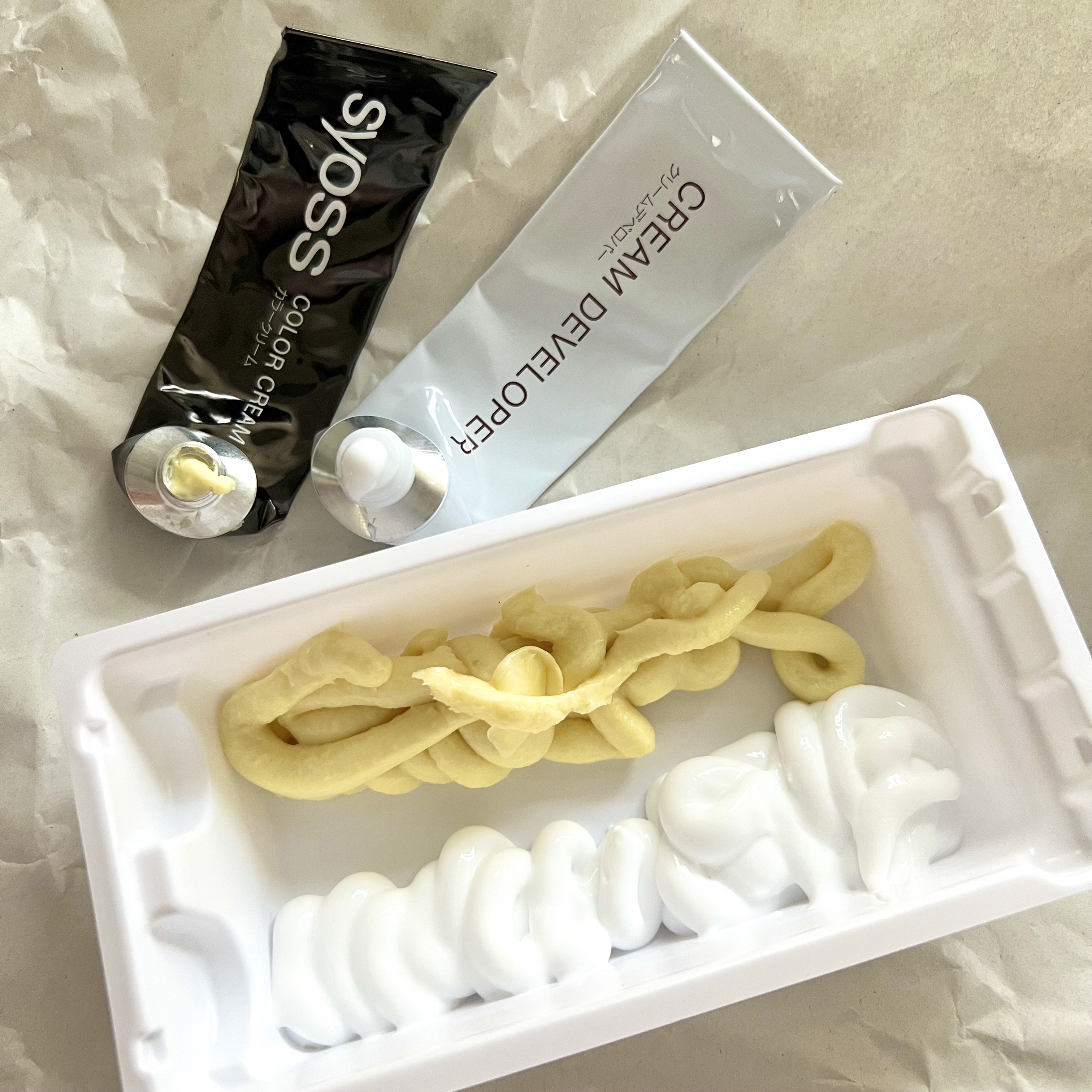 クレイクリーム/サイオス/ヘアカラーを使ったクチコミ（2枚目）