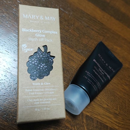 MARY&MAY ブラックベリー コンプレックス グロウ ウォッシュオフパックのクチコミ「⚫️MARY&MAY⚫️
ブラックベリー コンプレックス グロウ ウォッシュオフパック
スタ.....」(2枚目)