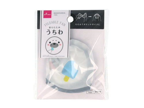 折りたたみうちわ アザラシ