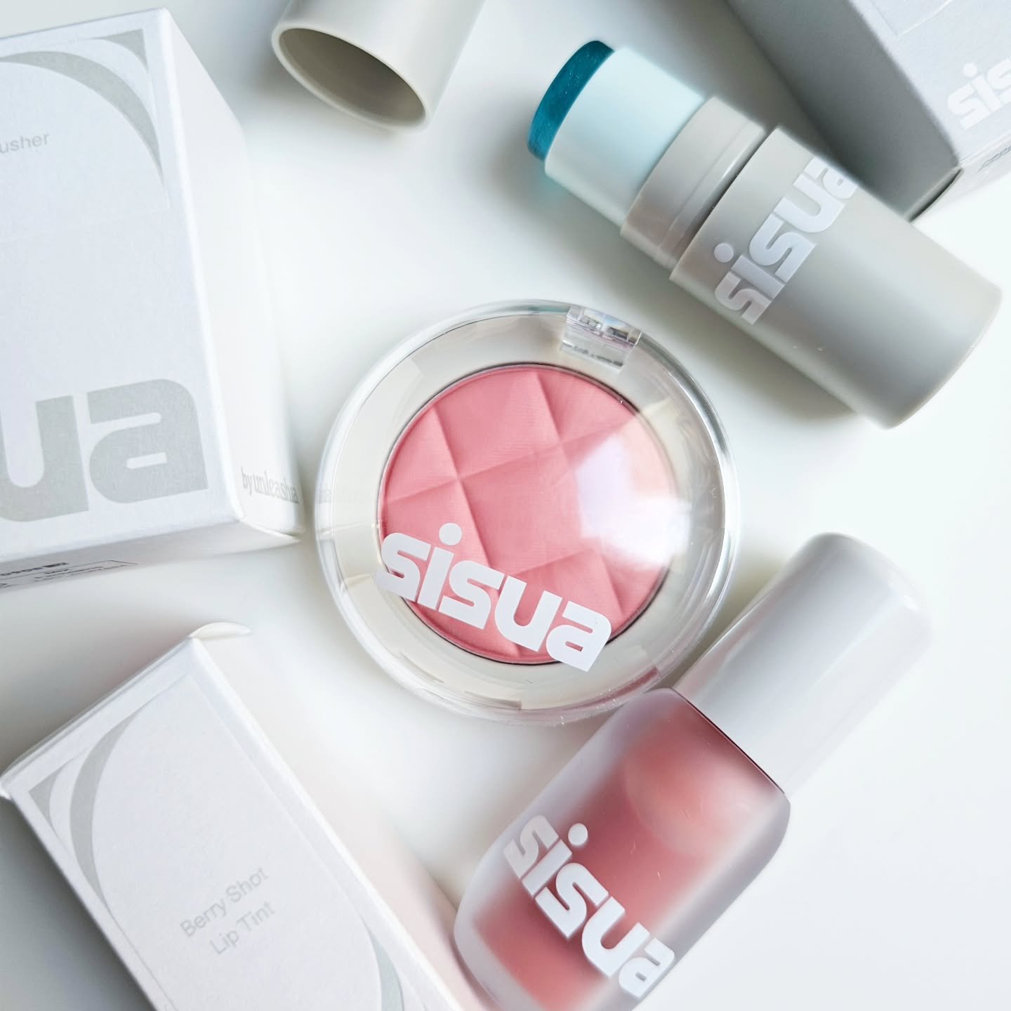 ワッフルドウブラッシャー No.1 ストロベリーバニラ/sisua by unleashia/ジェル・クリームチークを使ったクチコミ（1枚目）