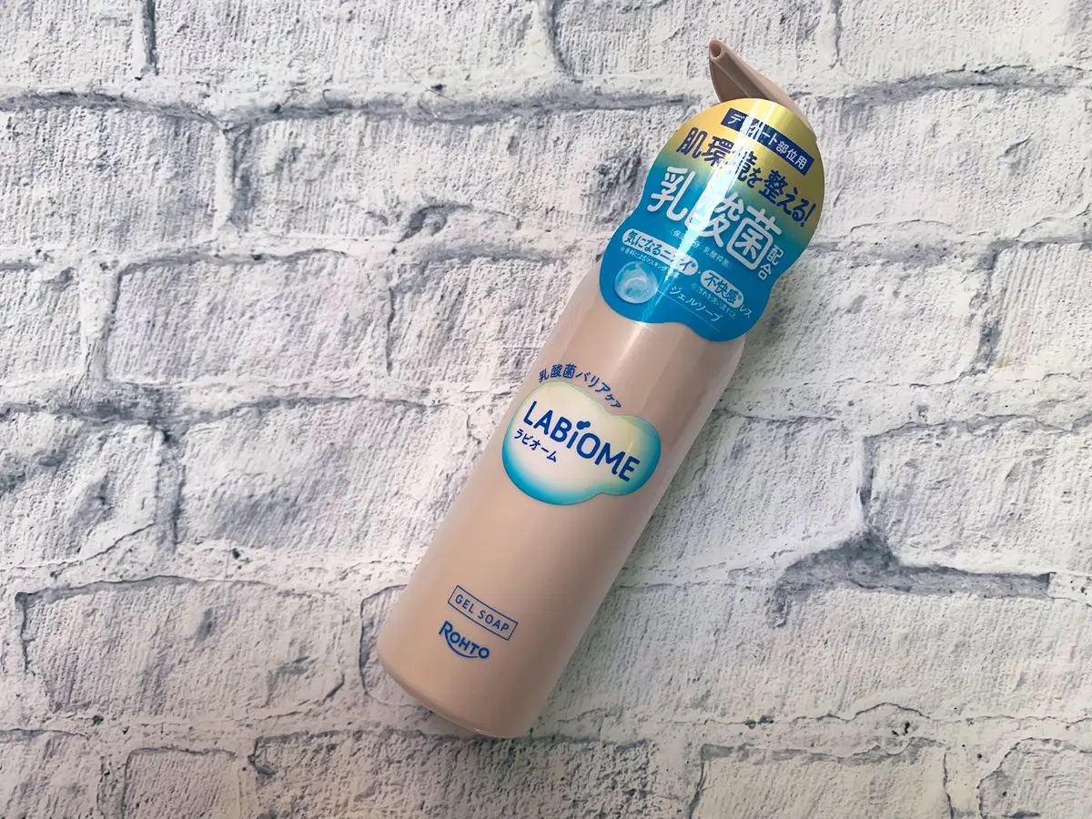 🔖LABiOME バリアビオソープ
販売名：ラビオーム　ジェルソープ

デリケート部位と同じ弱酸性で、乳酸菌（うるおい成分）に着目してるんだって！

泡立て不要のとろみのあるジェルは簡単に使いやすくフローラルの華やかな香りもお気に入り💐