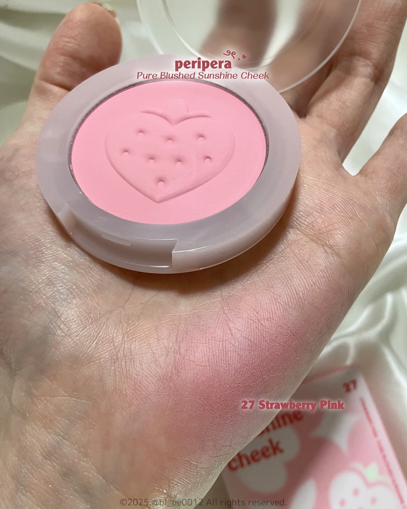 ピュア ブラッシュド サンシャイン チーク/PERIPERA/パウダーチークを使ったクチコミ(4枚目)