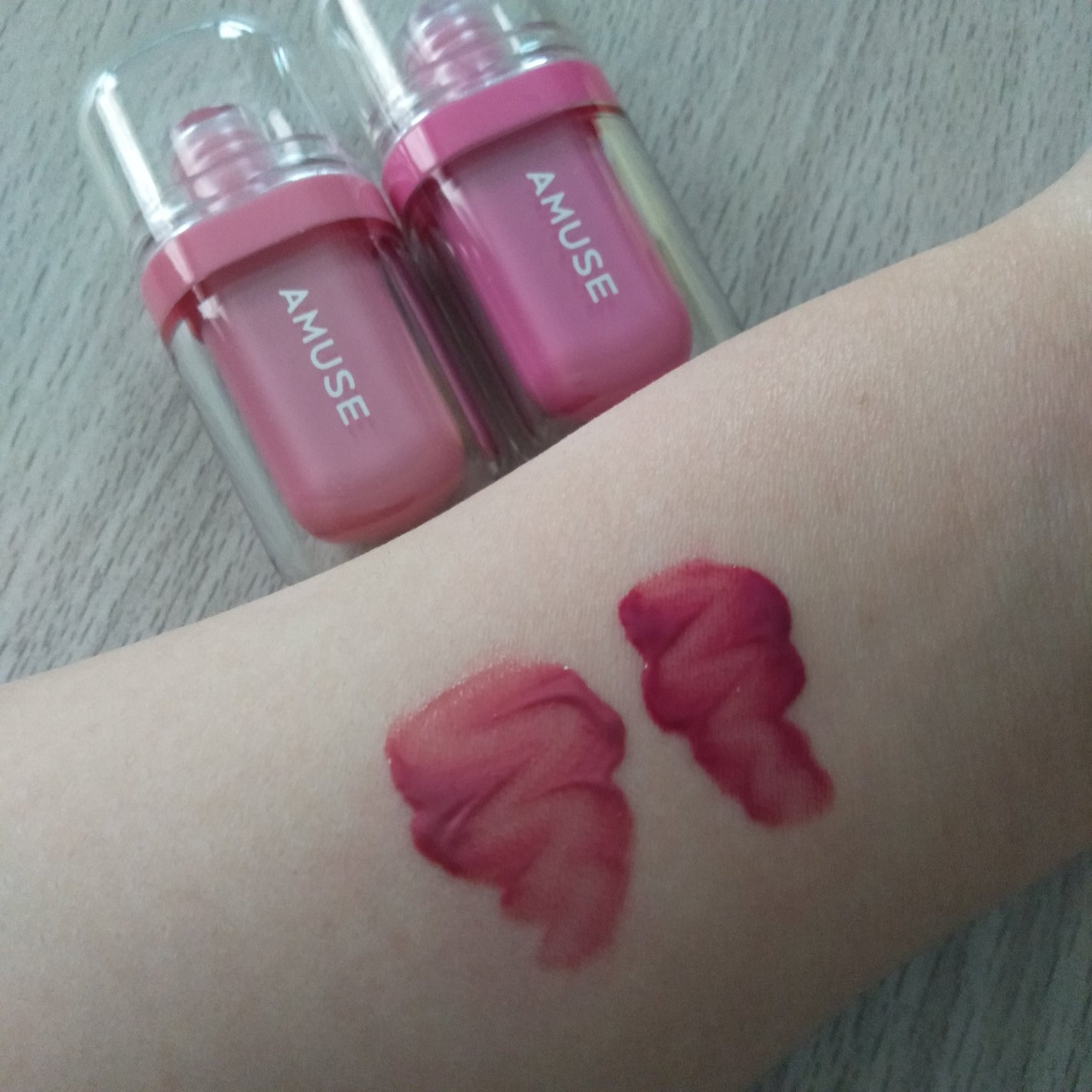 ジェルフィットティント/AMUSE/リップティントを使ったクチコミ(3枚目)
