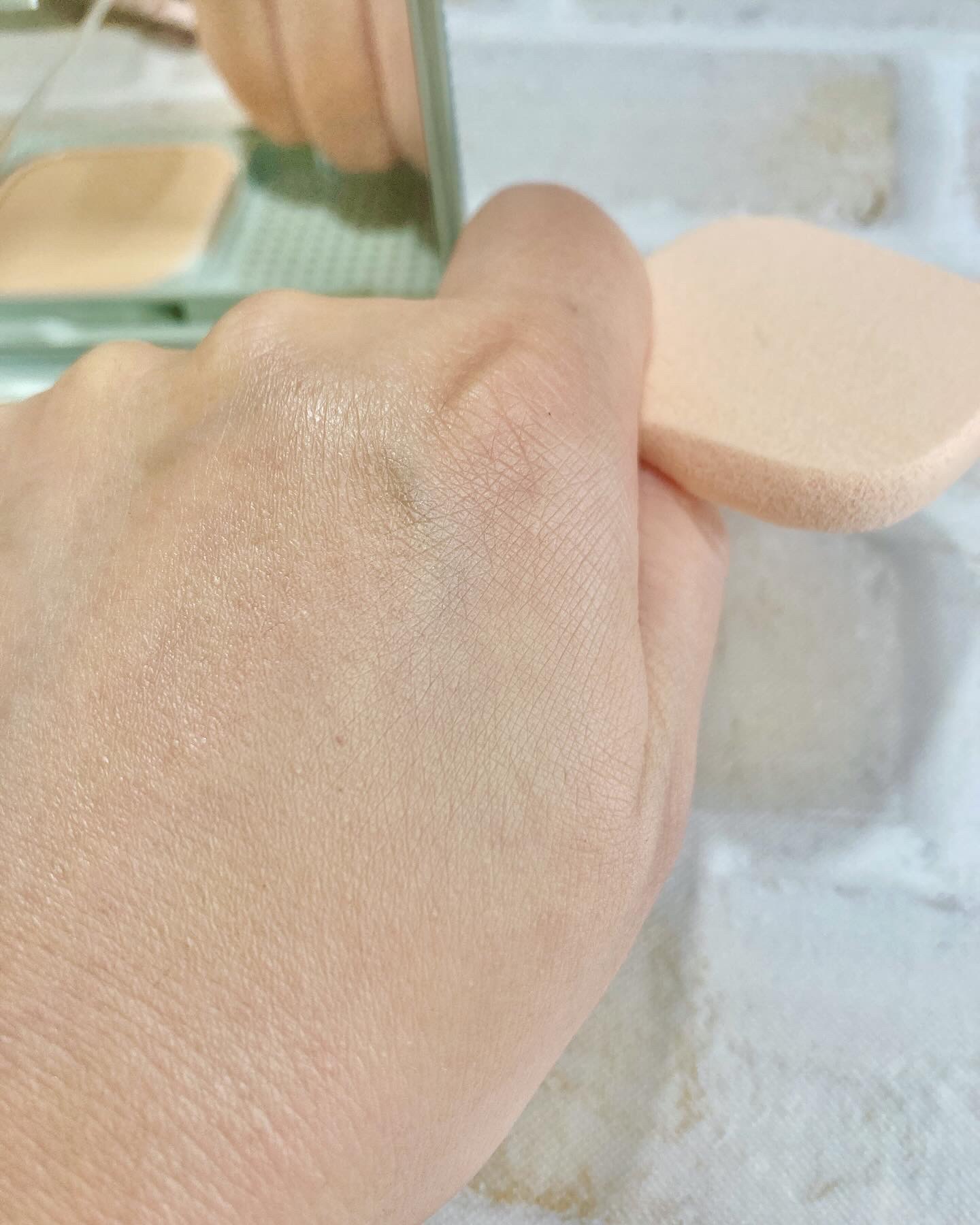 ヒトヌリカバー 耐久ファンデーション/FASIO/パウダーファンデーションを使ったクチコミ（3枚目）