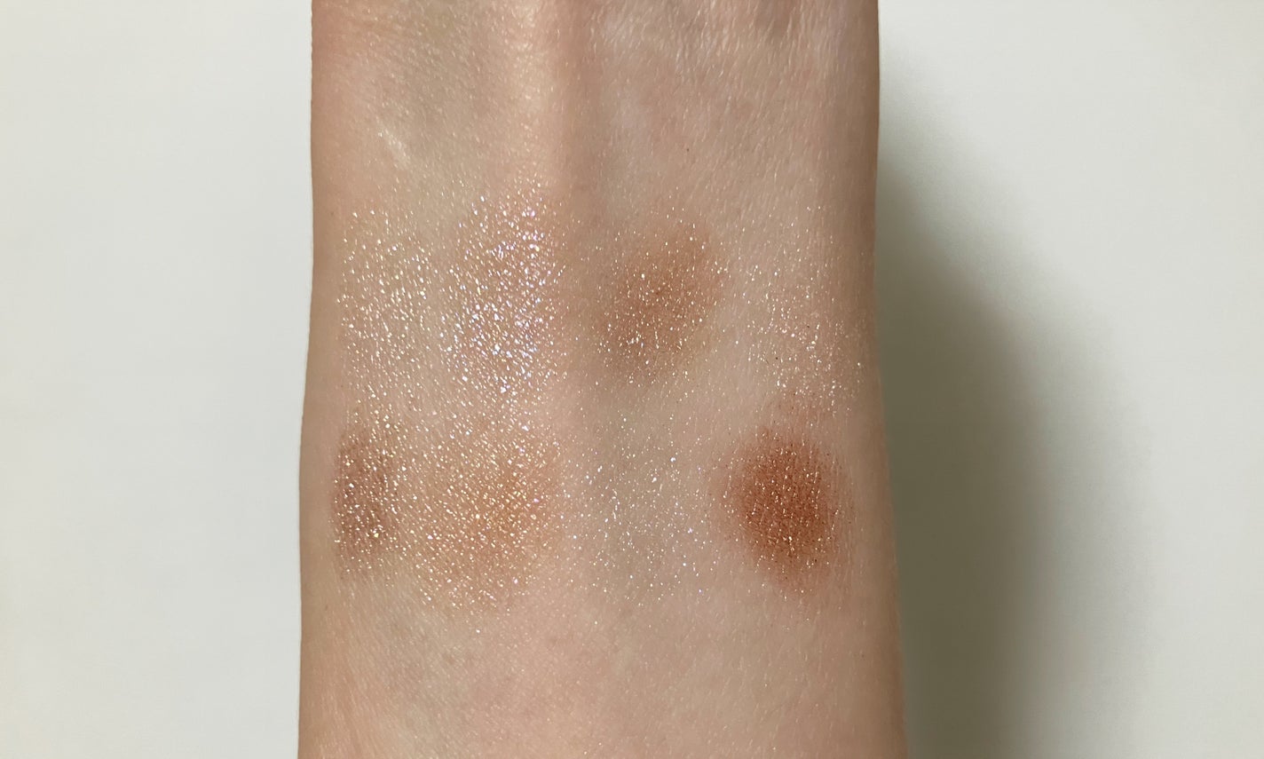 8color sparkling eyeshadow palette/MAKEUP LABOSOPHY/パウダーアイシャドウを使ったクチコミ(4枚目)