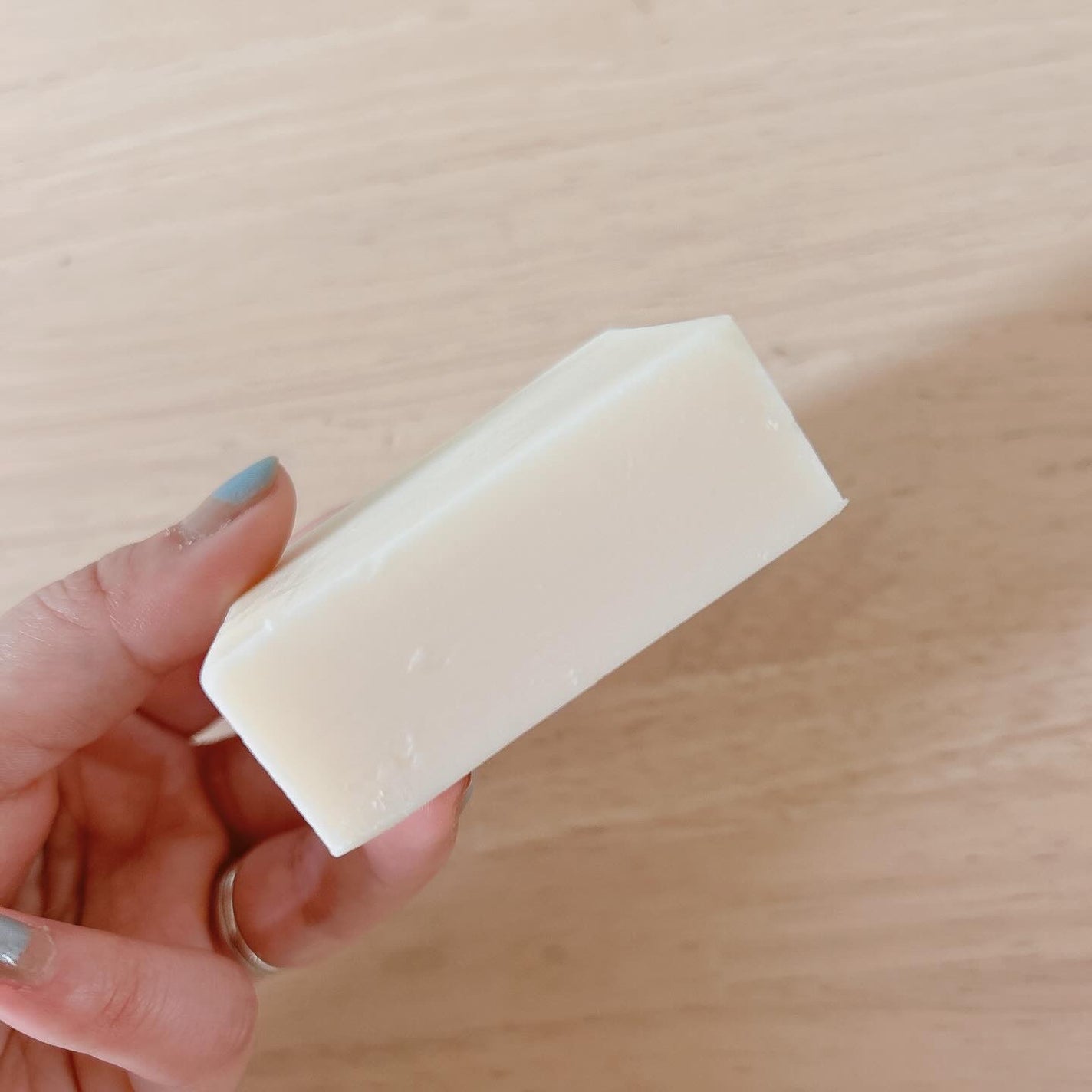 天草石鹸ナノバブ 無印せっけん/石けん工房アンティーまさ/洗顔石鹸を使ったクチコミ(4枚目)