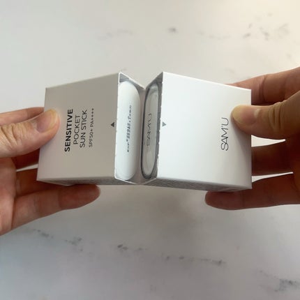 センシティブポケットサンスティック/SAM'U/日焼け止めスティックを使ったクチコミ(2枚目)