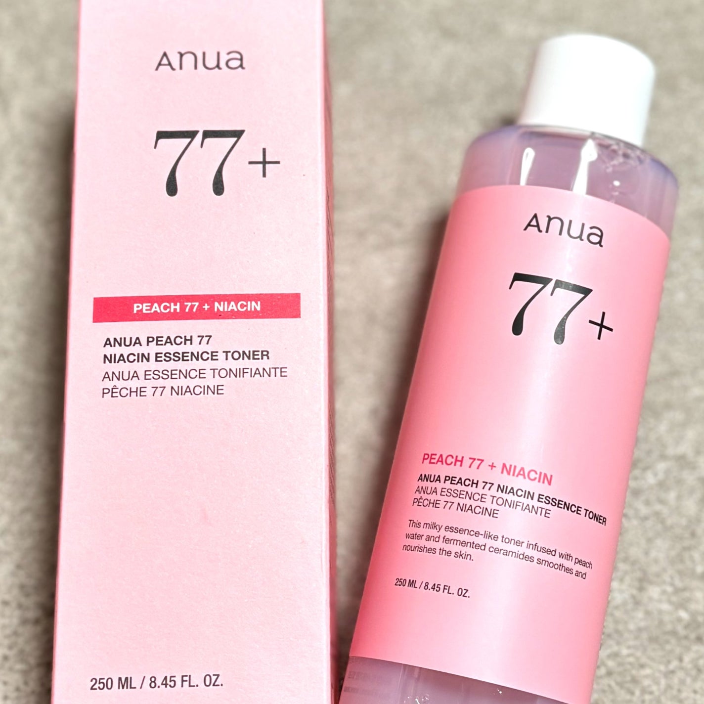 桃77%ナイアシンエッセンストナー 250ml/Anua/化粧水を使ったクチコミ(1枚目)