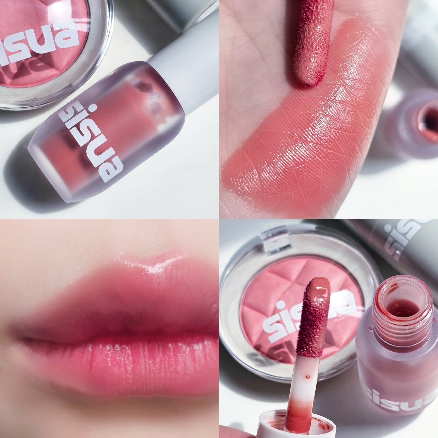 ワッフルドウブラッシャー No.1 ストロベリーバニラ/sisua by unleashia/ジェル・クリームチークを使ったクチコミ（3枚目）