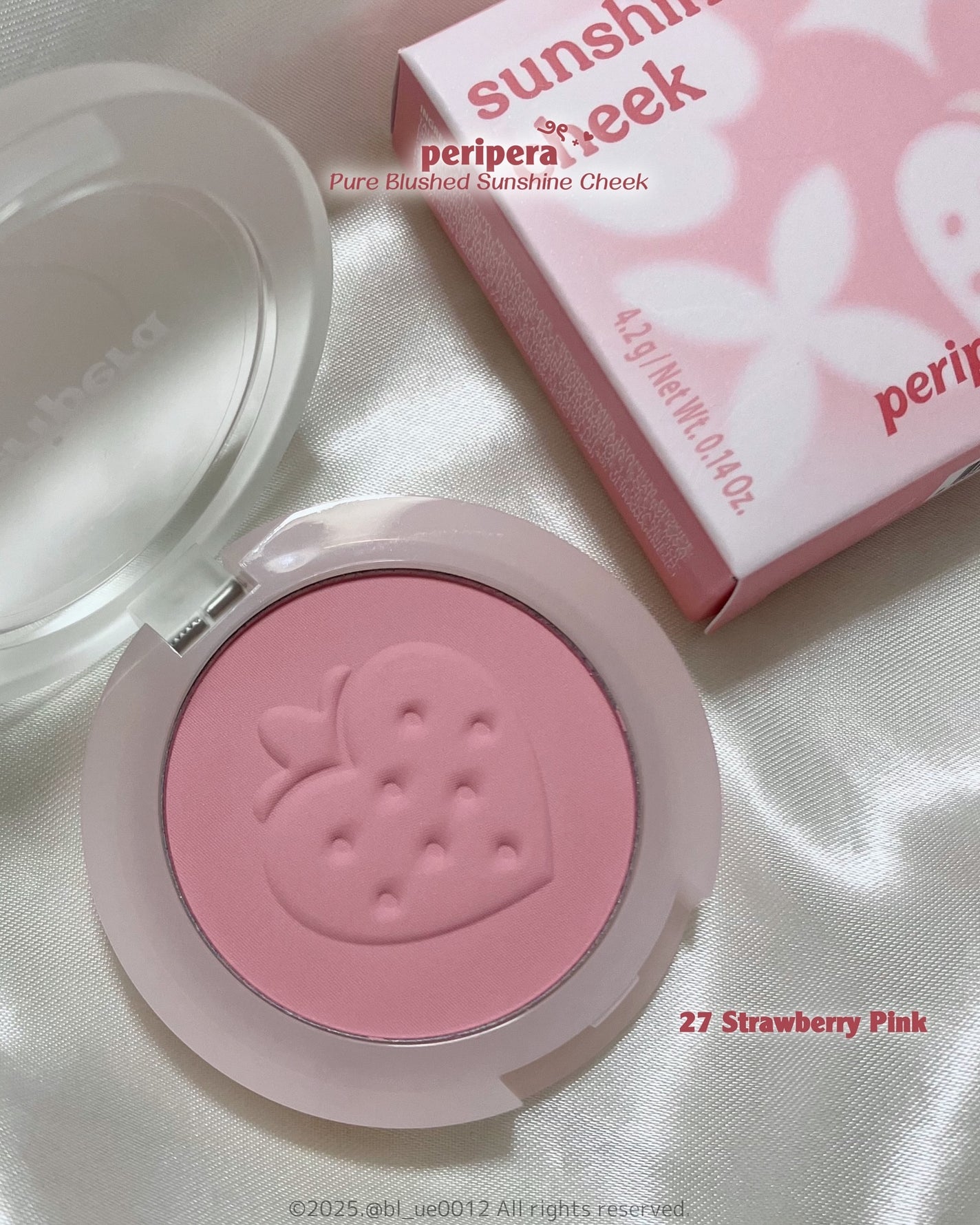 ピュア ブラッシュド サンシャイン チーク/PERIPERA/パウダーチークを使ったクチコミ(3枚目)