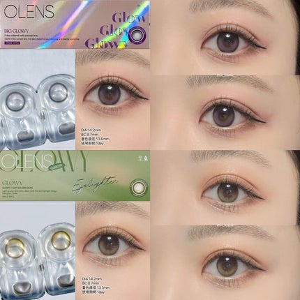 Glowy 1day/OLENS/ワンデー(1DAY)カラコンを使ったクチコミ(4枚目)