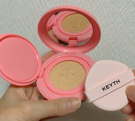 ピンクマグネットクッション/KEYTH/クッションファンデーションを使ったクチコミ(4枚目)