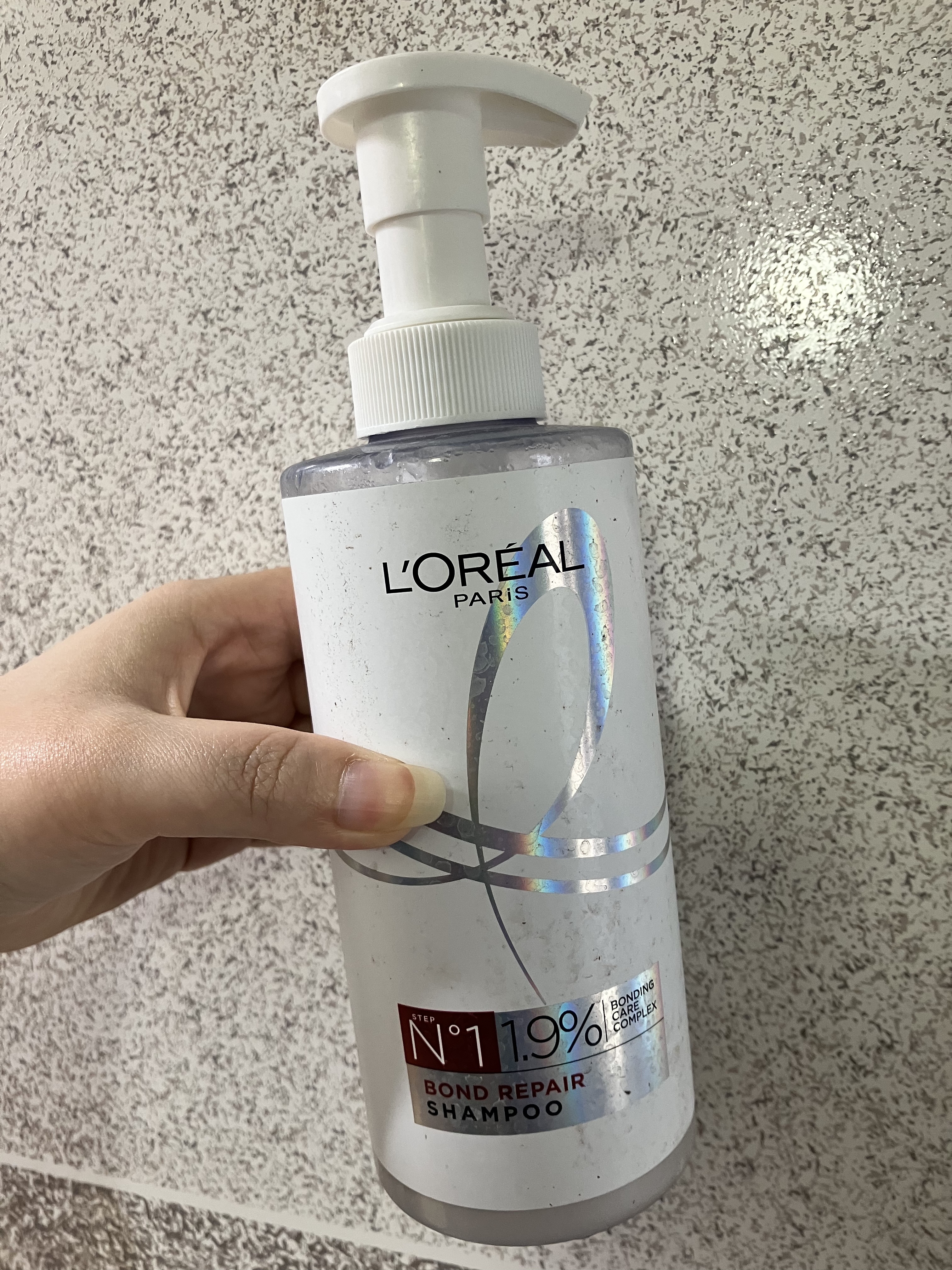 ロレアル パリ ボンド リペア シャンプー／コンディショナー シャンプー 440ml/ロレアル パリ/市販シャンプーを使ったクチコミ（1枚目）