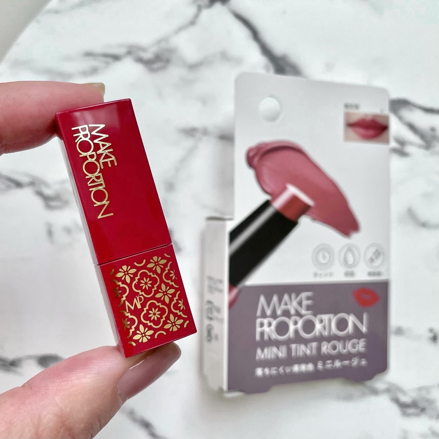 ミニティントルージュ/メイクプロポーション/リップティントを使ったクチコミ（2枚目）