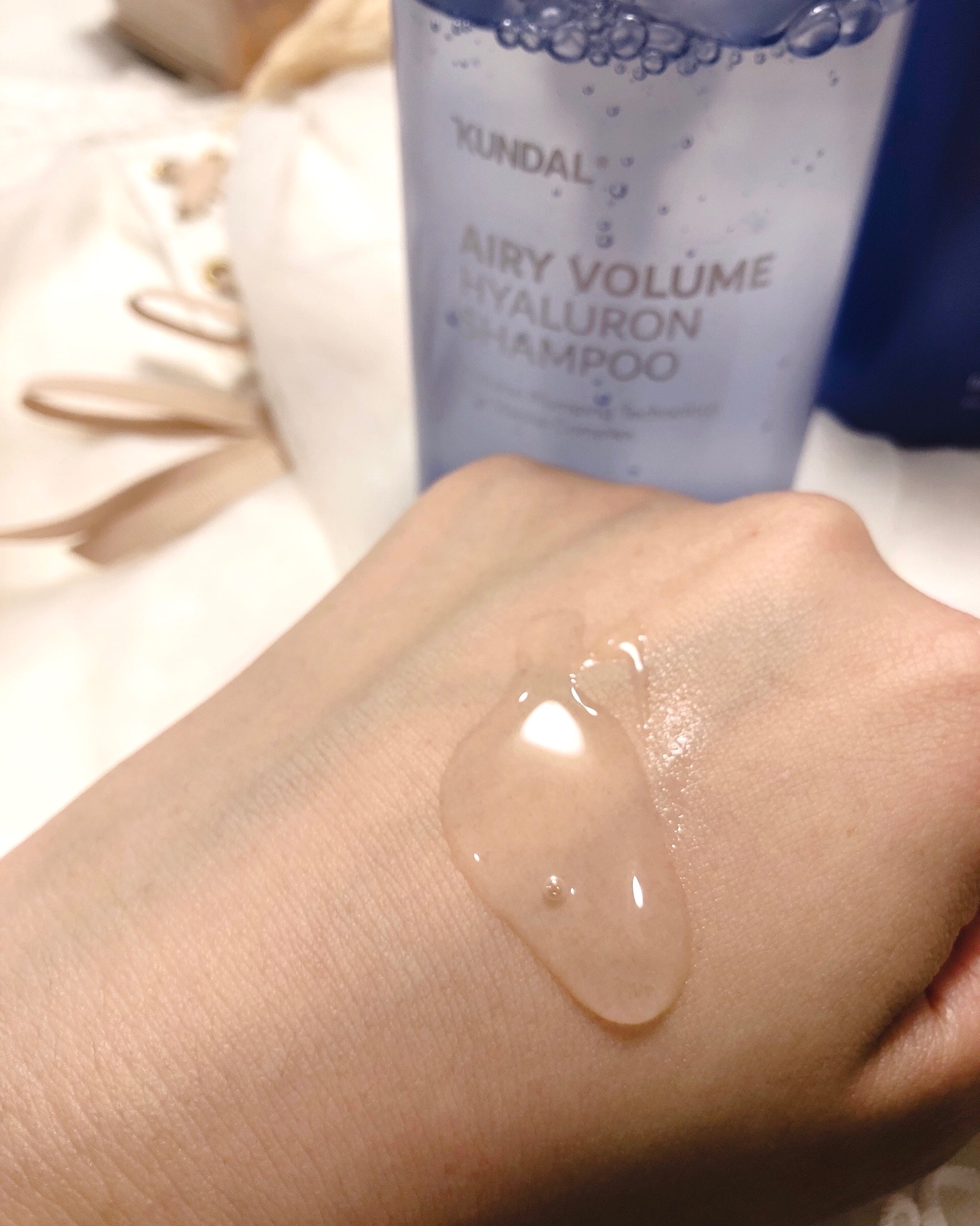 クンダル  エアリーボリュームヒアルロンシャンプー/トリートメント/KUNDAL/市販シャンプーを使ったクチコミ（3枚目）
