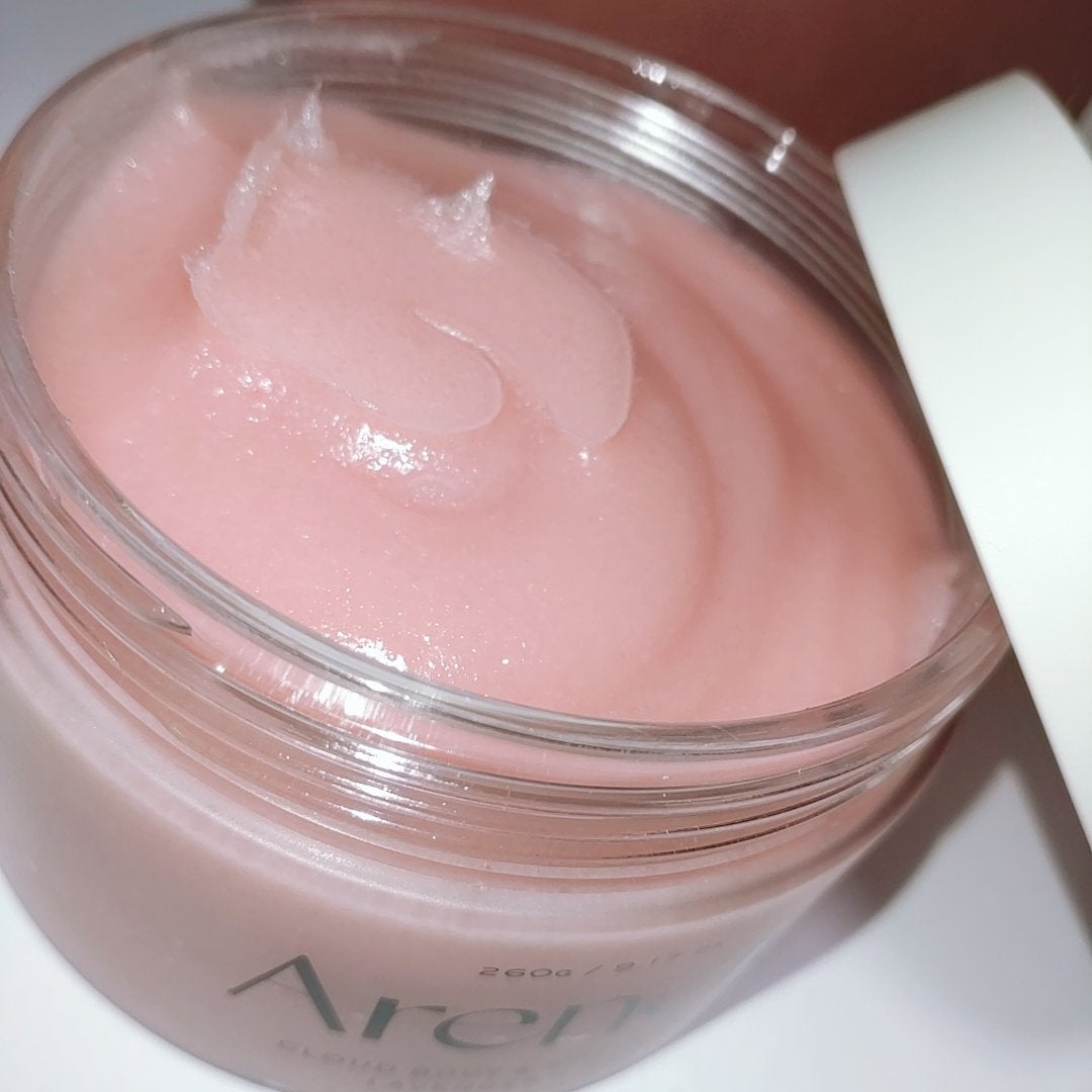 フレッシュクラウドスクラブ ラベンダー&ペア/アレンシア/ボディスクラブを使ったクチコミ(2枚目)