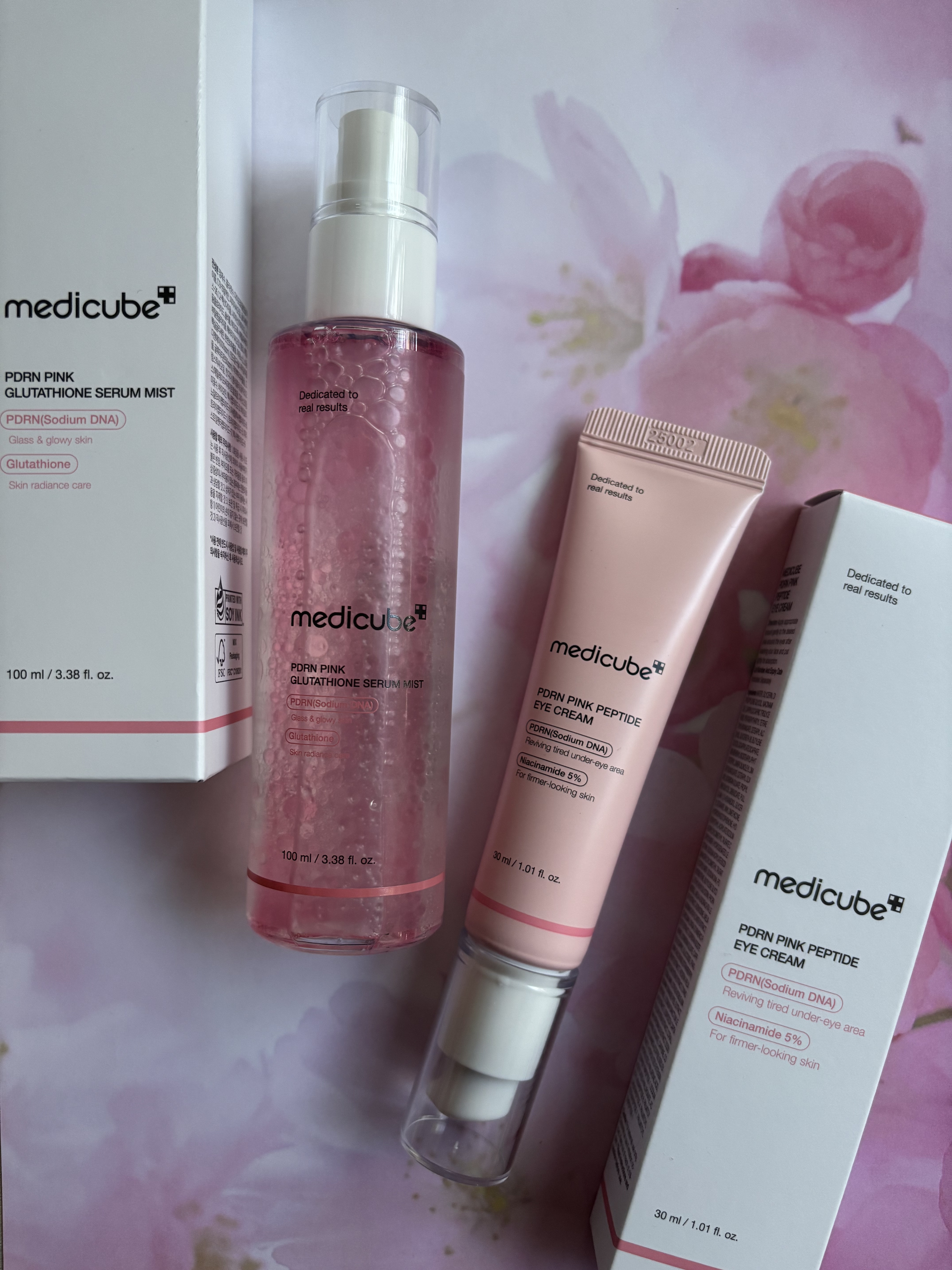 PDRNピンクセラムミスト/MEDICUBE/美容液を使ったクチコミ（1枚目）