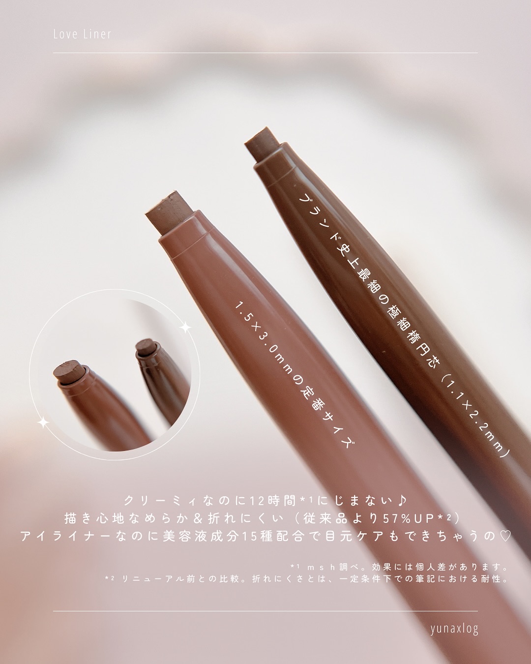 ラブ・ライナー クリームフィットペンシルR＜アイライナー＞/ラブ・ライナー/ペンシルアイライナーを使ったクチコミ（3枚目）