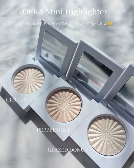 OFRA mini Highlighter/Ofra Cosmetics/パウダーハイライトを使ったクチコミ(2枚目)
