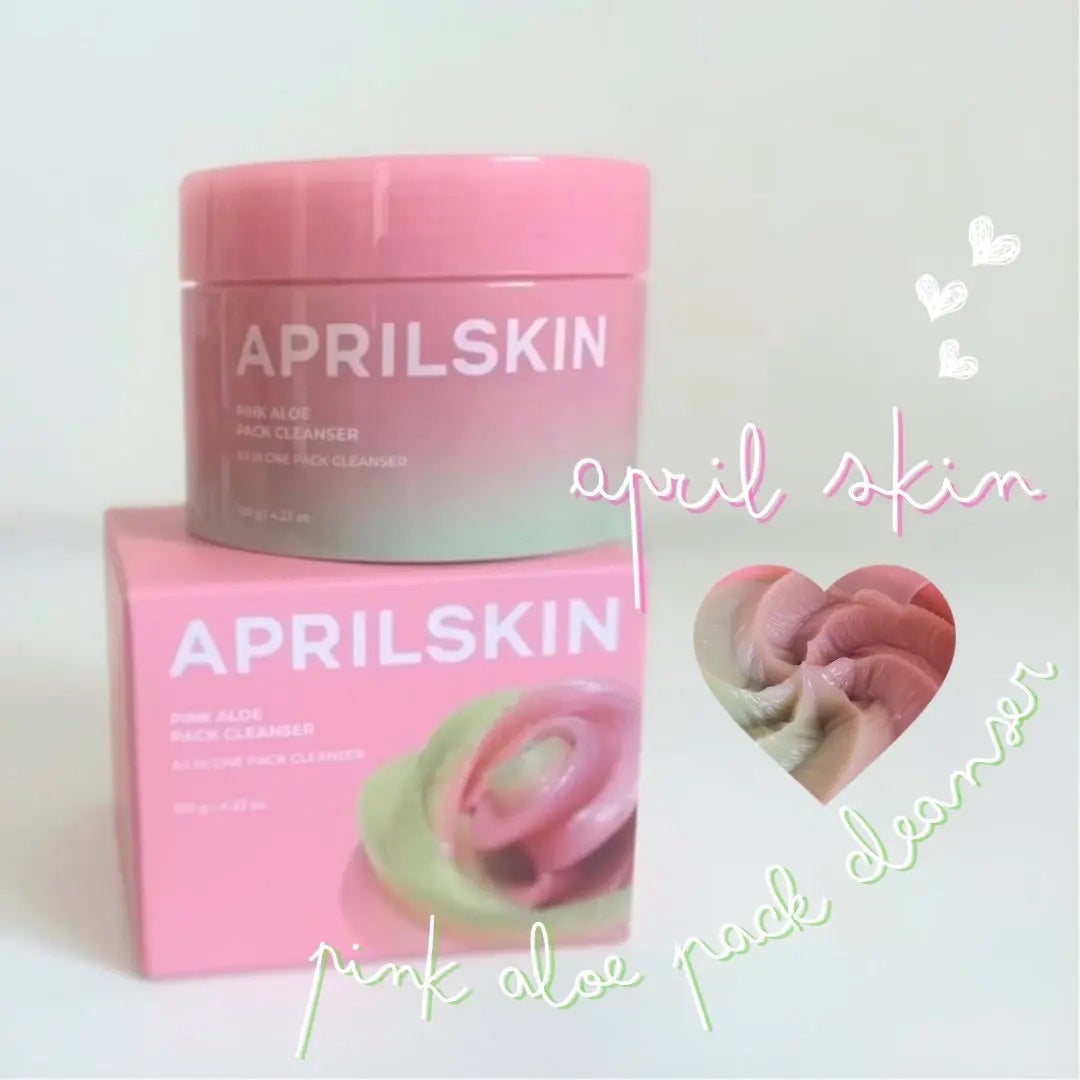 ピンクアロエメレンゲクレンザー/APRILSKIN/その他洗顔料を使ったクチコミ(1枚目)