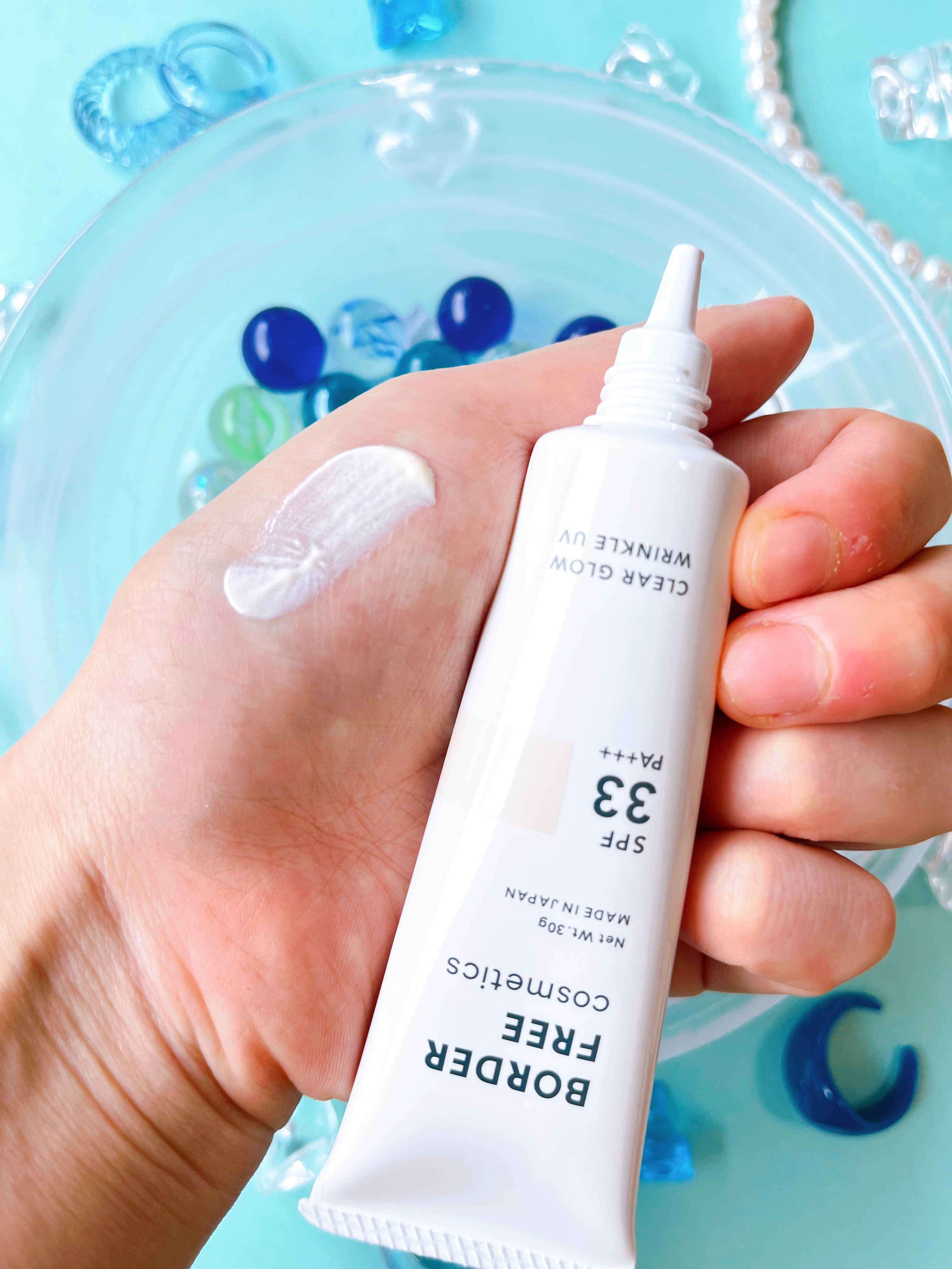 クリアグロウリンクルUV/BORDER FREE cosmetics/日焼け止め・UVケアを使ったクチコミ（2枚目）