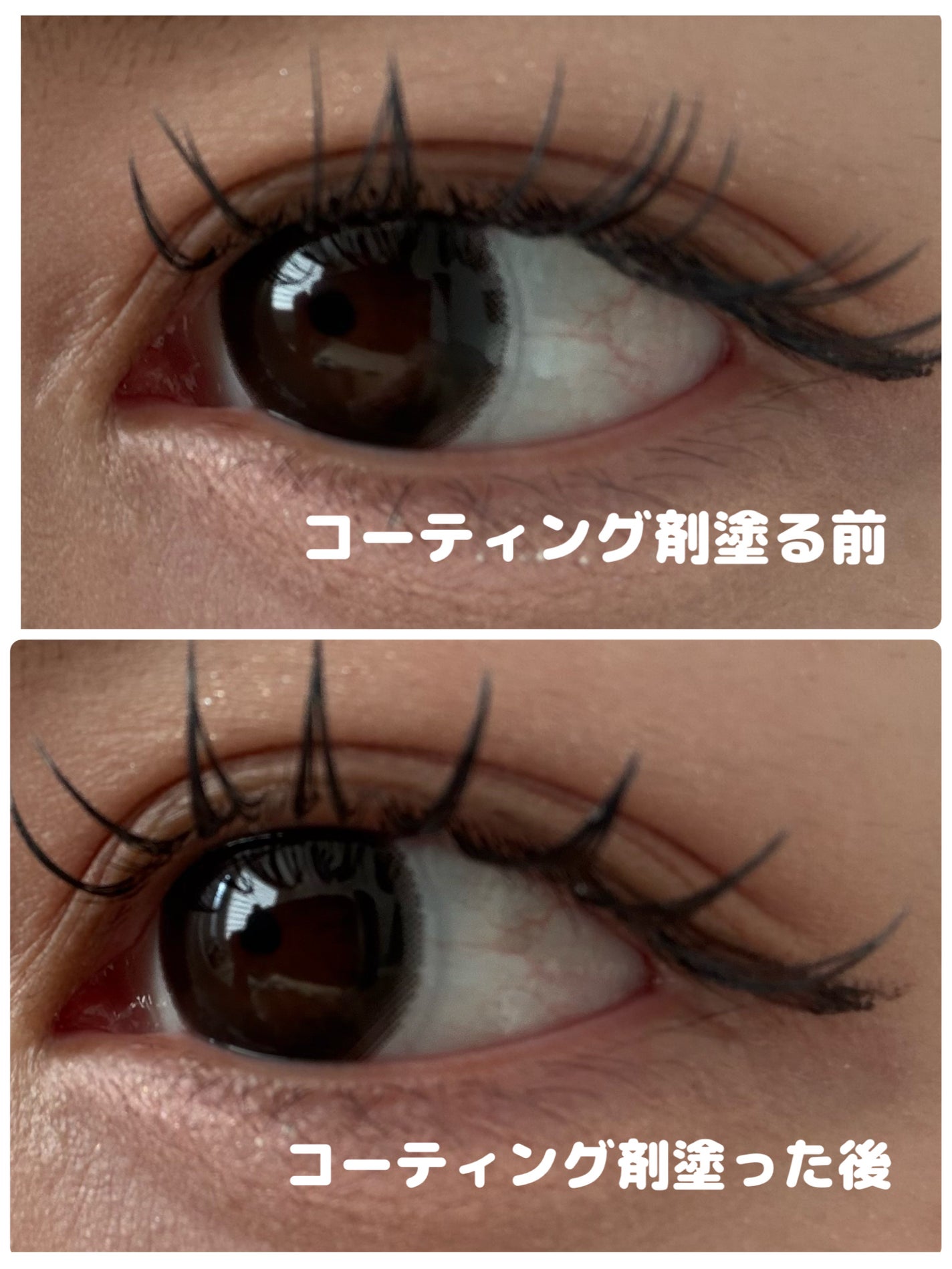 フェニックス カールアップ コーティング/オデットアイラッシュコスメティクス/マスカラトップコートを使ったクチコミ(3枚目)