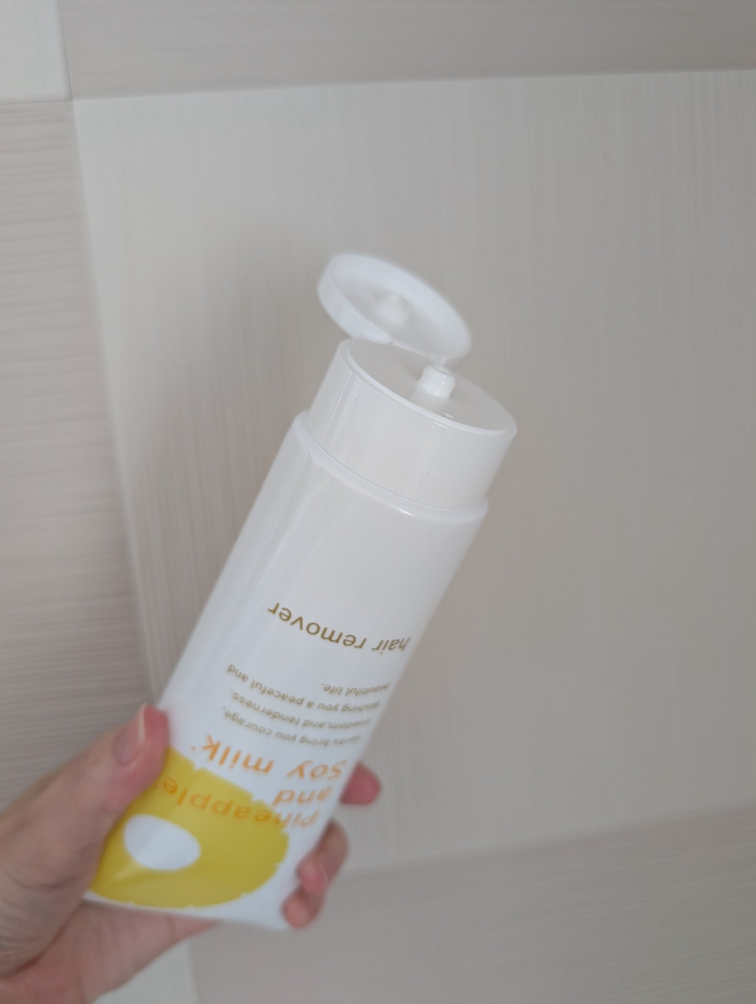 パイナップル豆乳除毛クリーム/鈴木ハーブ研究所/除毛クリームを使ったクチコミ（2枚目）