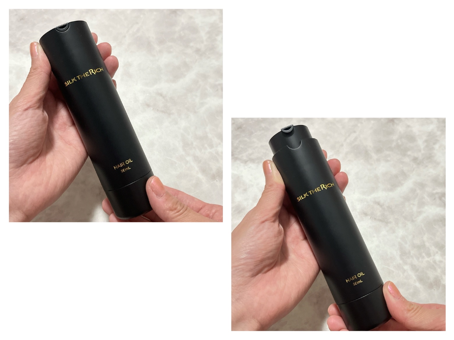 SILK THE RICH ヘアオイルMNM/SILK THE RICH/ヘアオイルを使ったクチコミ（2枚目）