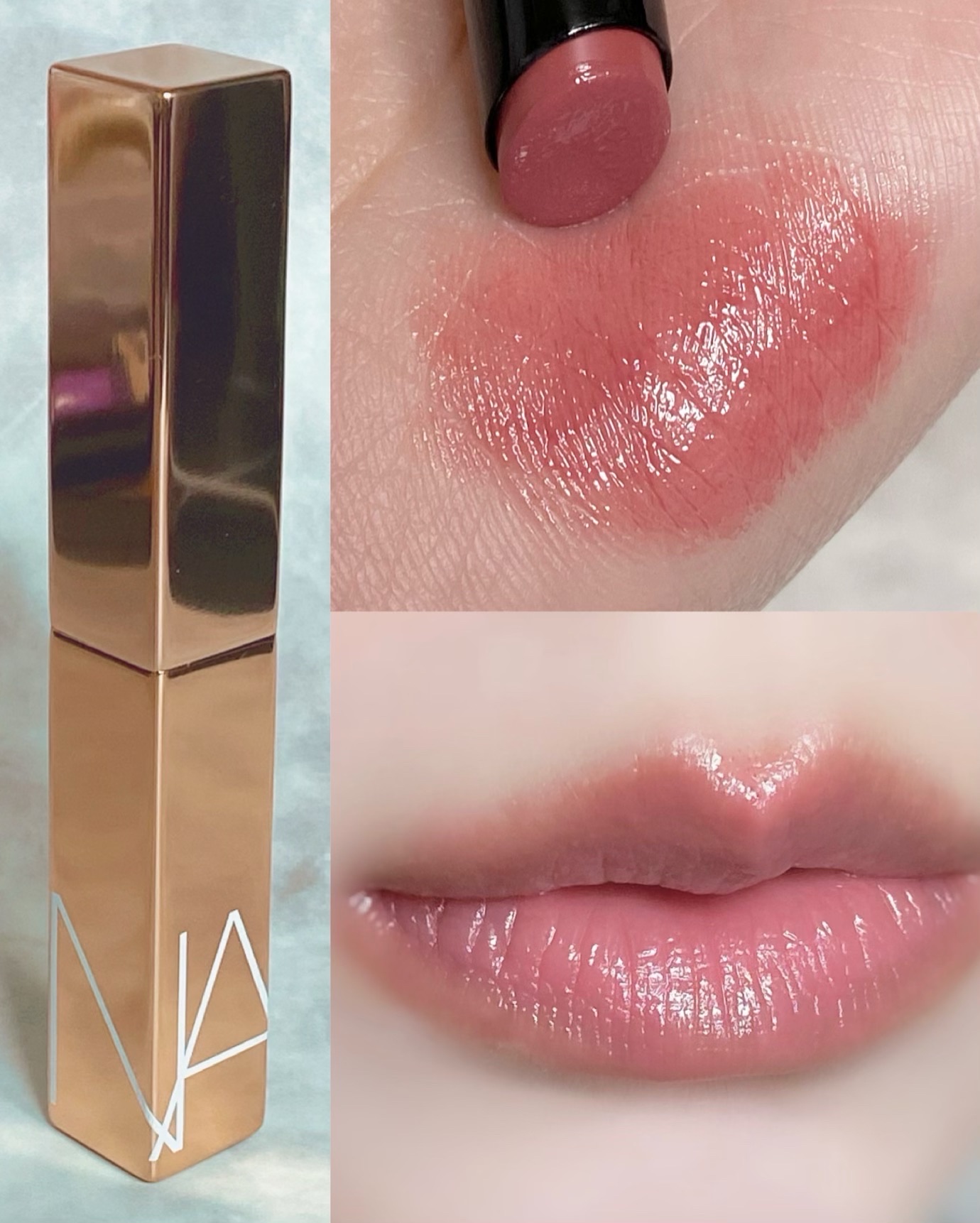 アフターグロー　センシュアルシャイン　リップスティック/NARS/口紅を使ったクチコミ（2枚目）