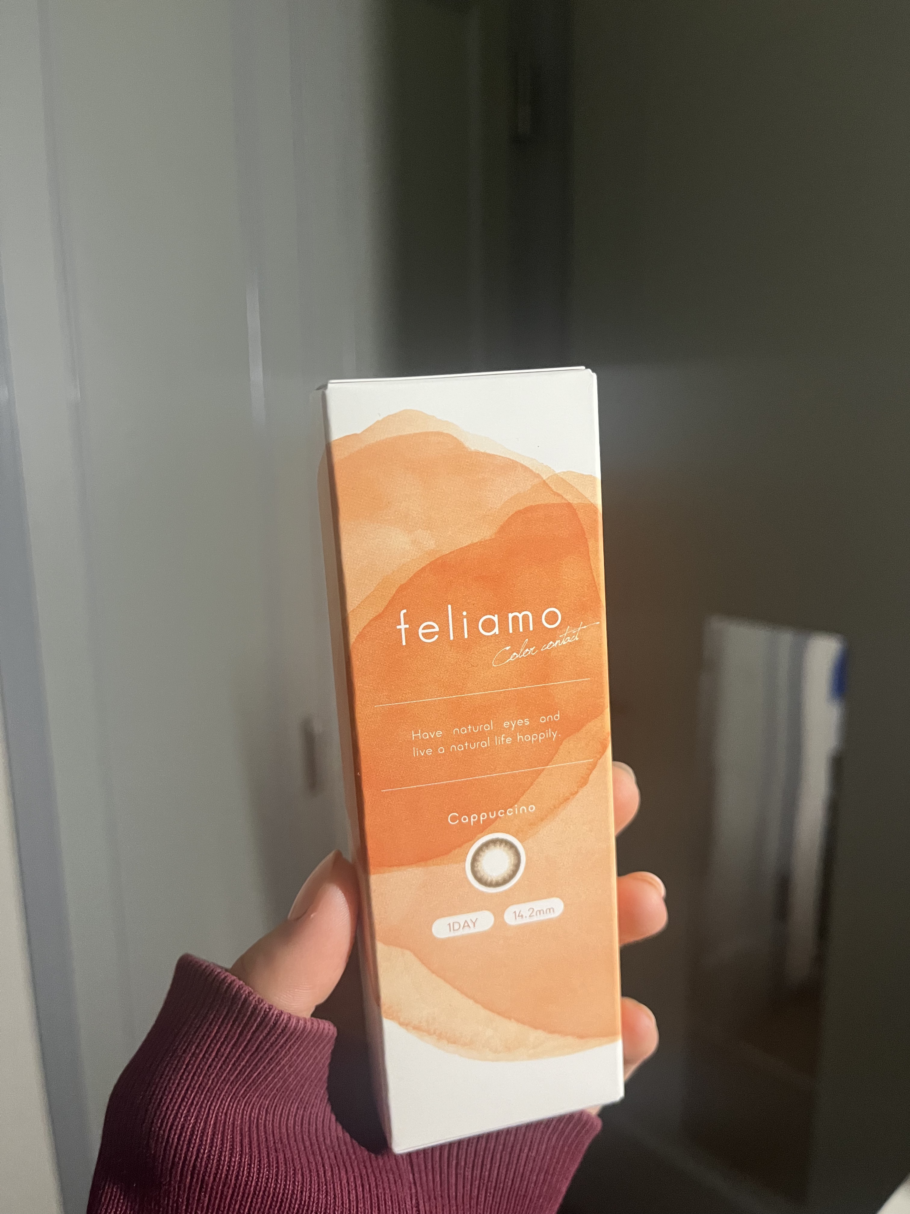 feliamo 1day カプチーノ/feliamo/ワンデー（１DAY）カラコンを使ったクチコミ（1枚目）