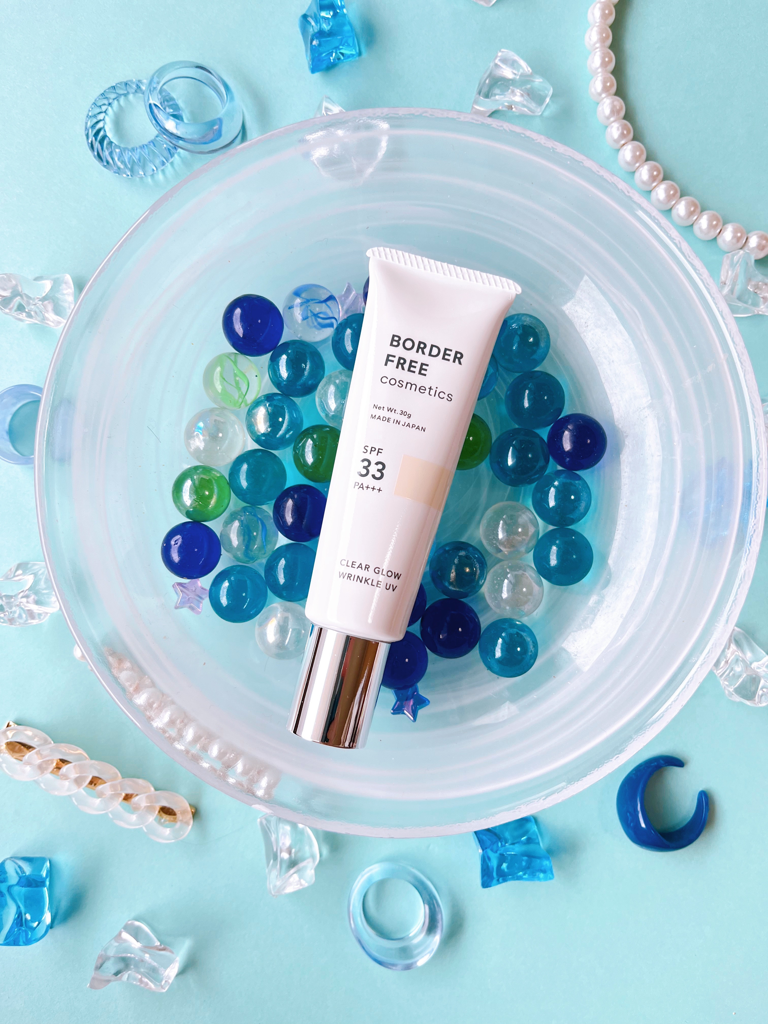 クリアグロウリンクルUV/BORDER FREE cosmetics/日焼け止め・UVケアを使ったクチコミ（1枚目）