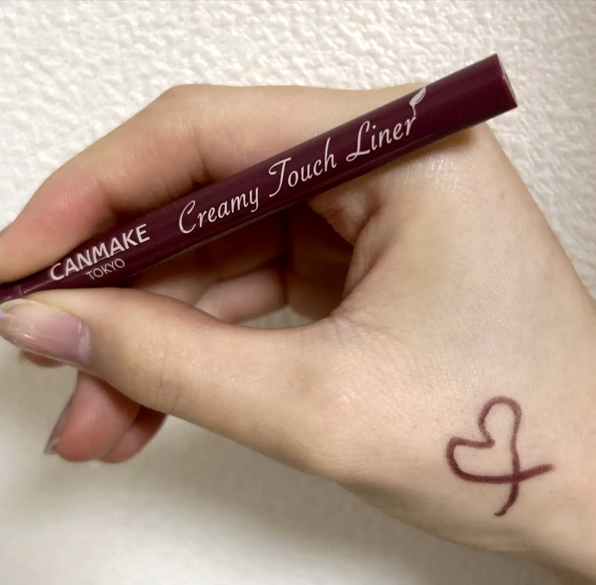 クリーミータッチライナー/キャンメイク/ジェルアイライナーを使ったクチコミ（3枚目）