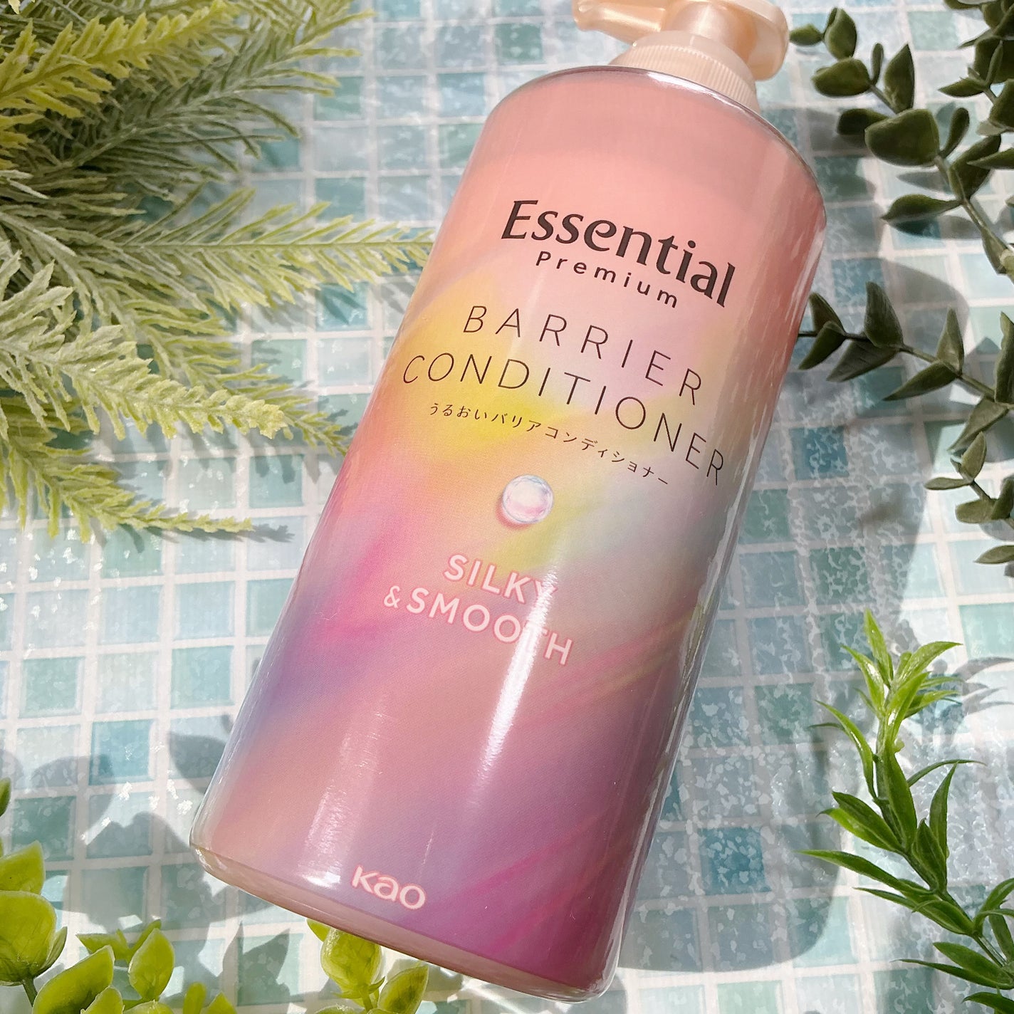 エッセンシャルプレミアム バリアシャンプー・コンディショナー シルキー&スムース/エッセンシャル/市販シャンプーを使ったクチコミ(4枚目)