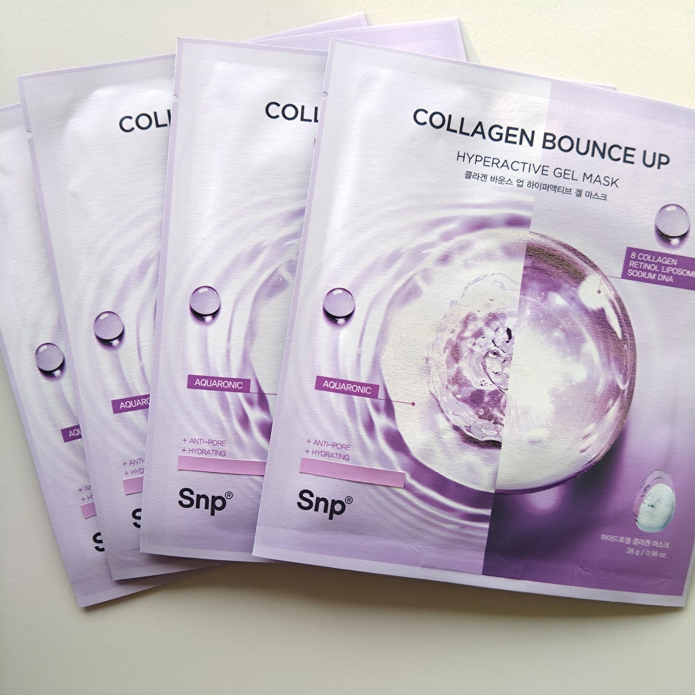 コラーゲンバウンスアップハイパーアクティブゲルマスク/SNP/シートマスク・パックを使ったクチコミ(6枚目)