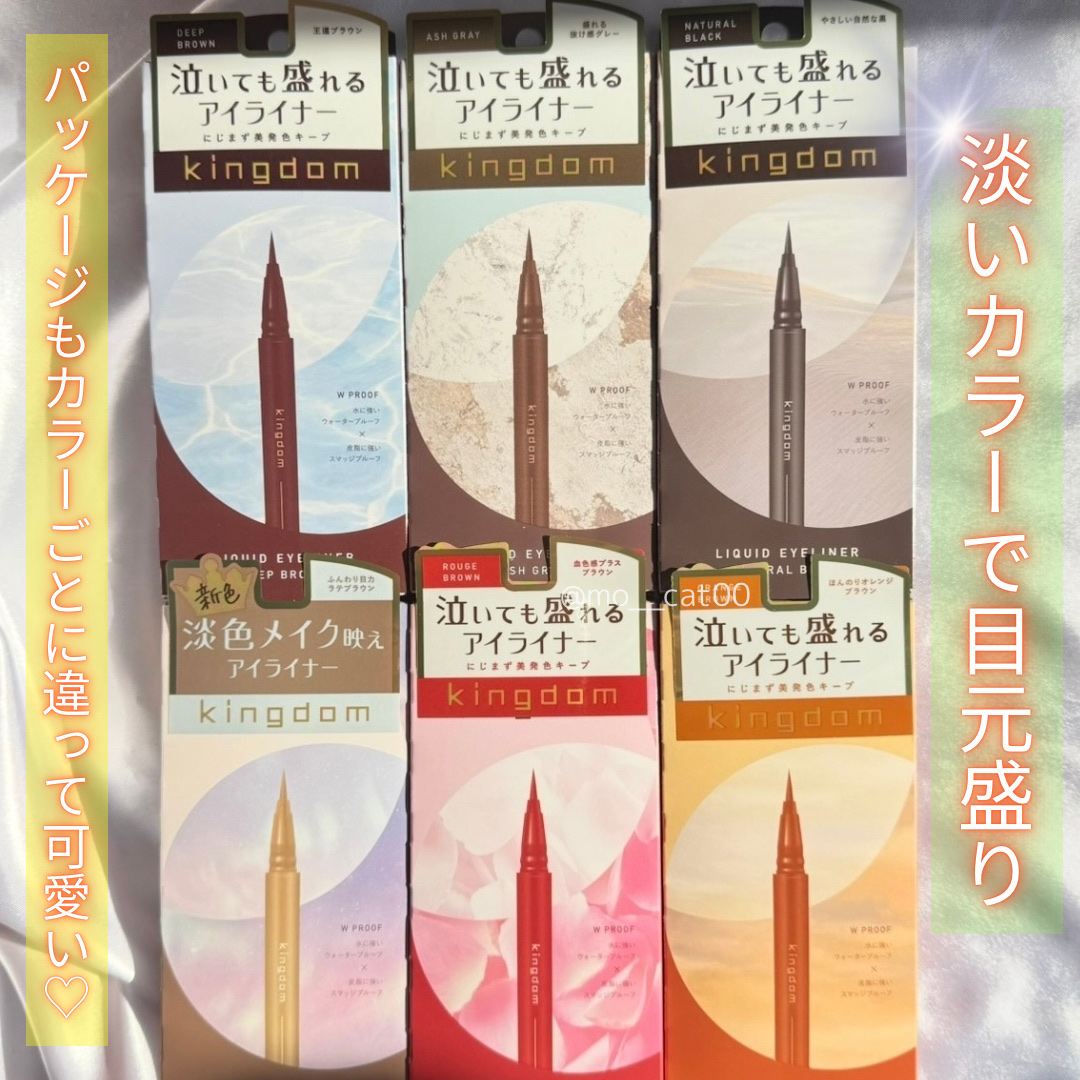 キングダム リキッドアイライナーR1/キングダム/リキッドアイライナーを使ったクチコミ（2枚目）