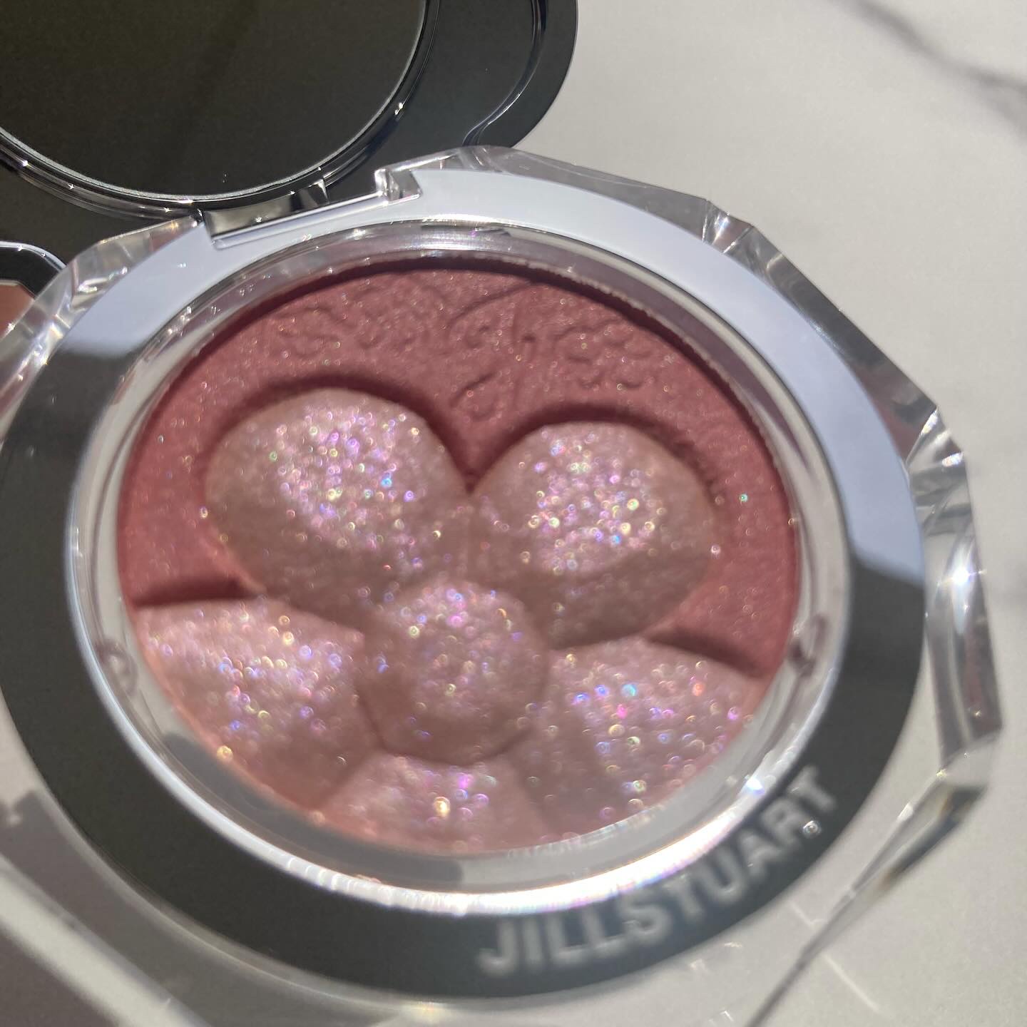 ジルスチュアート クリスタルブルーム ペタルクチュールアイズ デュオ/JILL STUART/アイシャドウパレットを使ったクチコミ（3枚目）